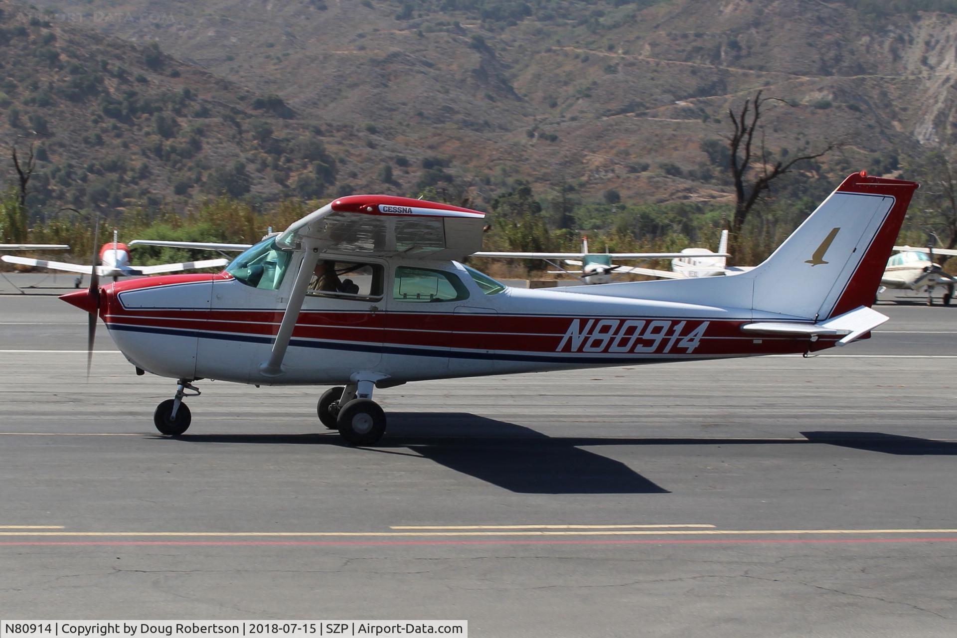 N80914, 1976 Cessna 172M C/N 17266799, 1976 Cessna 172M SKYHAWK, Lycoming O-320-E2D 150 Hp, taxi back