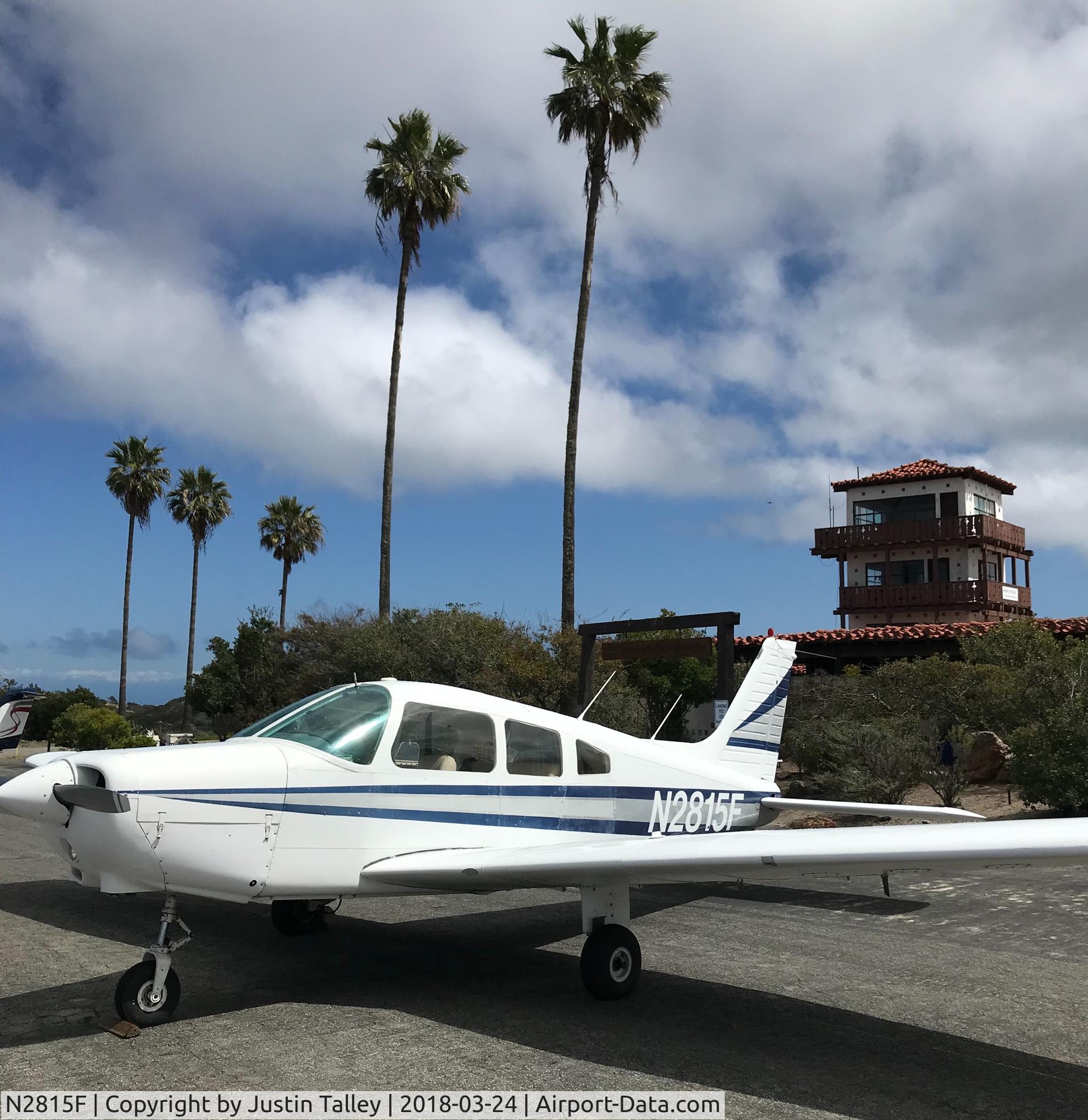 N2815F, 1979 Piper PA-28-161 Cherokee Warrior II C/N 28-7916438, April 2018 Catalina