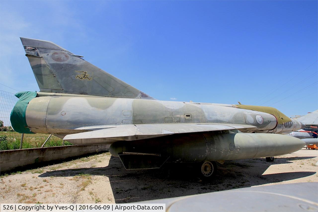 526, Dassault Mirage IIIE C/N 526, Dassault Mirage IIIE, Les Amis de la 5ème Escadre Museum, Orange