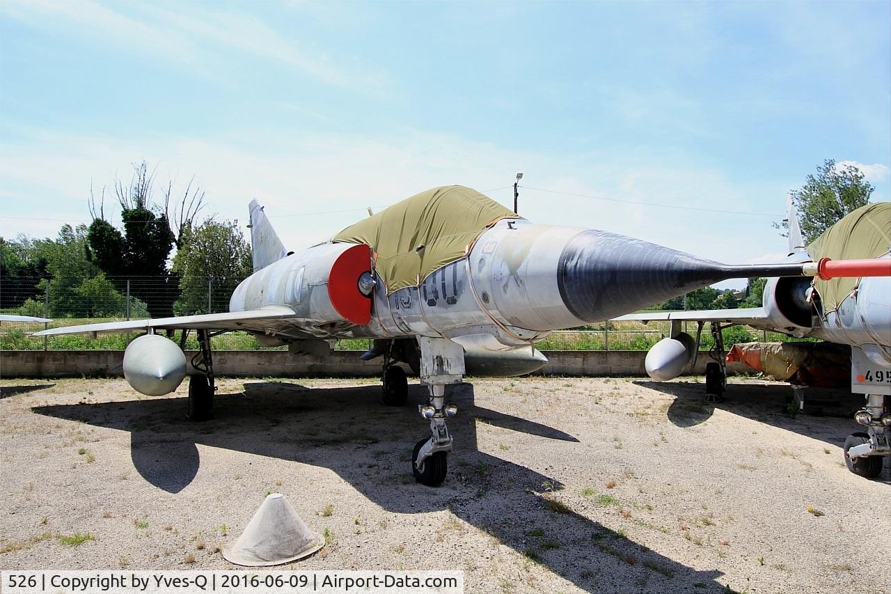 526, Dassault Mirage IIIE C/N 526, Dassault Mirage IIIE, Les Amis de la 5ème Escadre Museum, Orange
