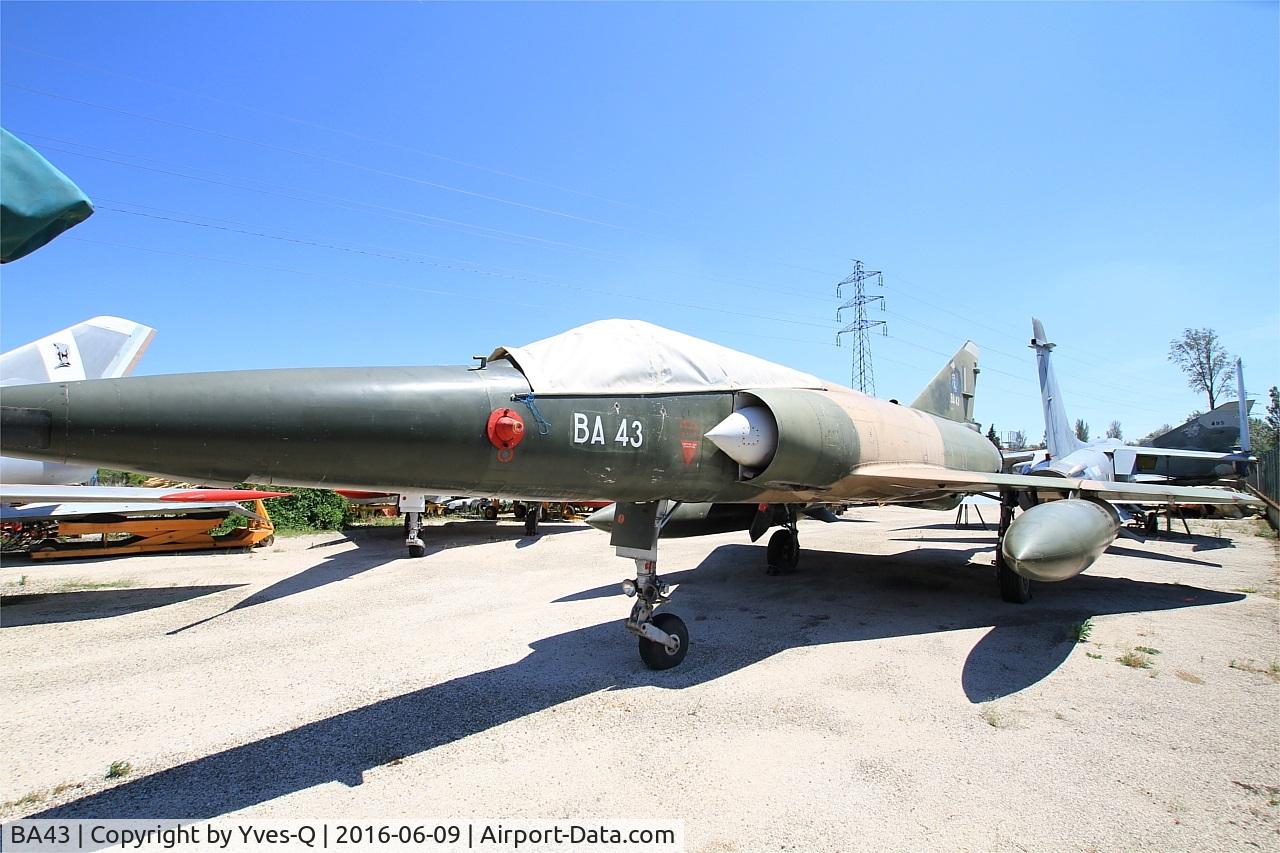 BA43, SABCA Mirage 5BA C/N 43, SABCA Mirage 5BA, Les amis de la 5ème escadre Museum, Orange