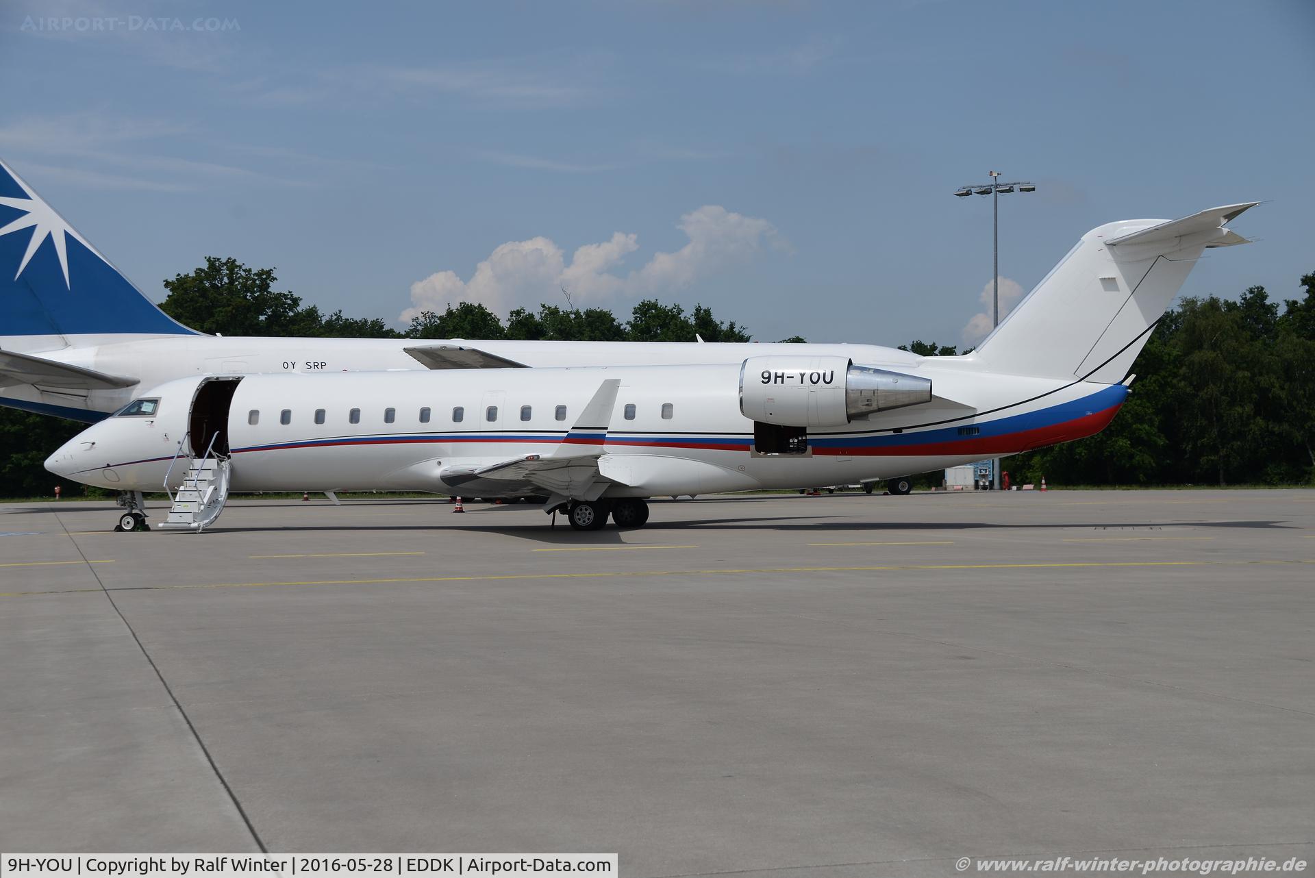 9H-YOU, 2008 Bombardier Challenger 850 (CL-600-2B19) C/N 8085, Bombardier CL-600-2B19 CRJ-200 - AXY Air X Charter - 8085 - 9H-YOU - 28.05.2016 - CGN