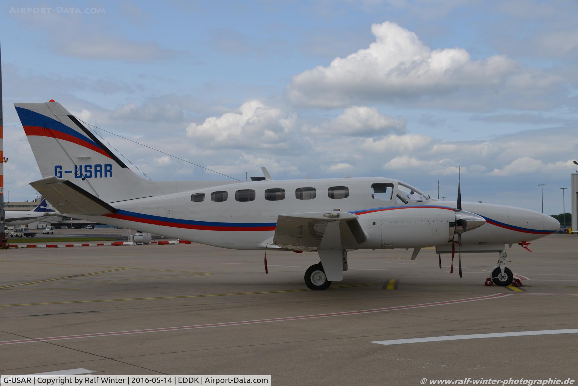 G-USAR, 1985 Cessna 441 Conquest II C/N 441-0355, Cessna 441 Conquest 2 - Private - 441-0355 - G-USAR - 14.05.2016 - CGN