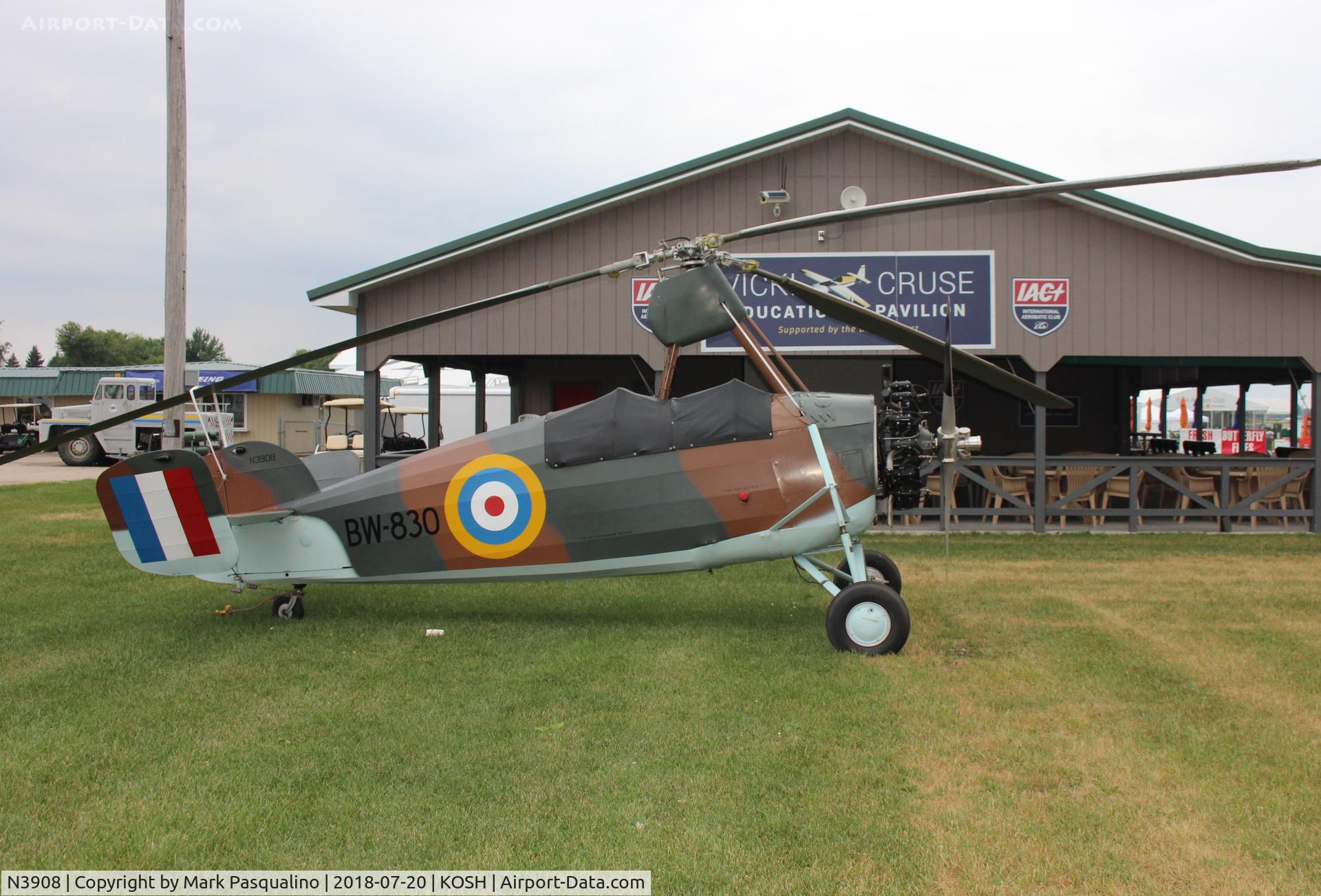N3908, 1941 Pitcairn PA-39 C/N M98, Pitcairn PA-39