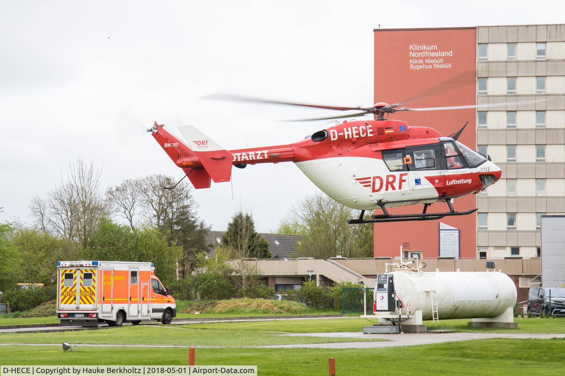 D-HECE, Eurocopter-Kawasaki BK-117B-2 C/N 7244, Bredstedt
