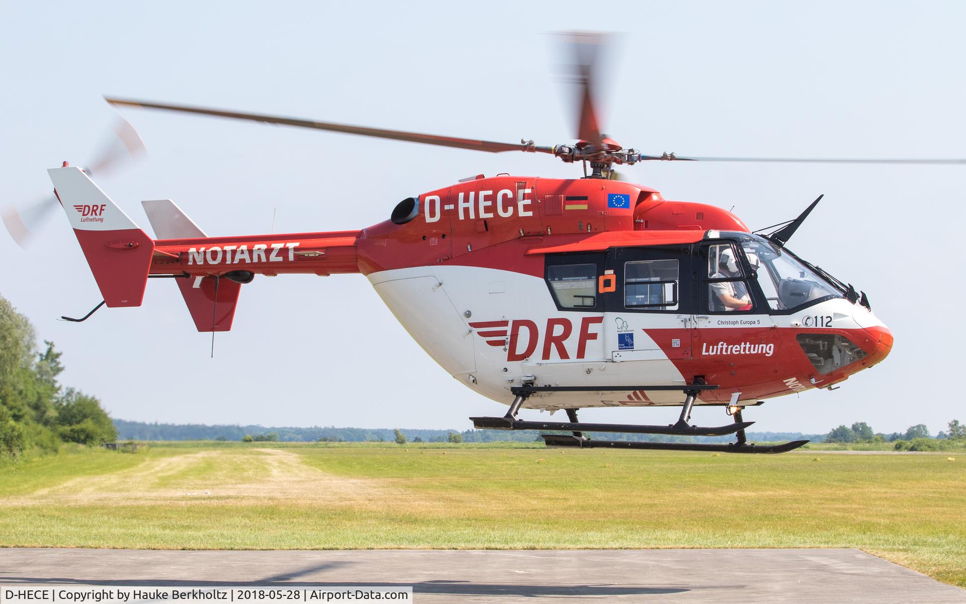 D-HECE, Eurocopter-Kawasaki BK-117B-2 C/N 7244, Schachtholm