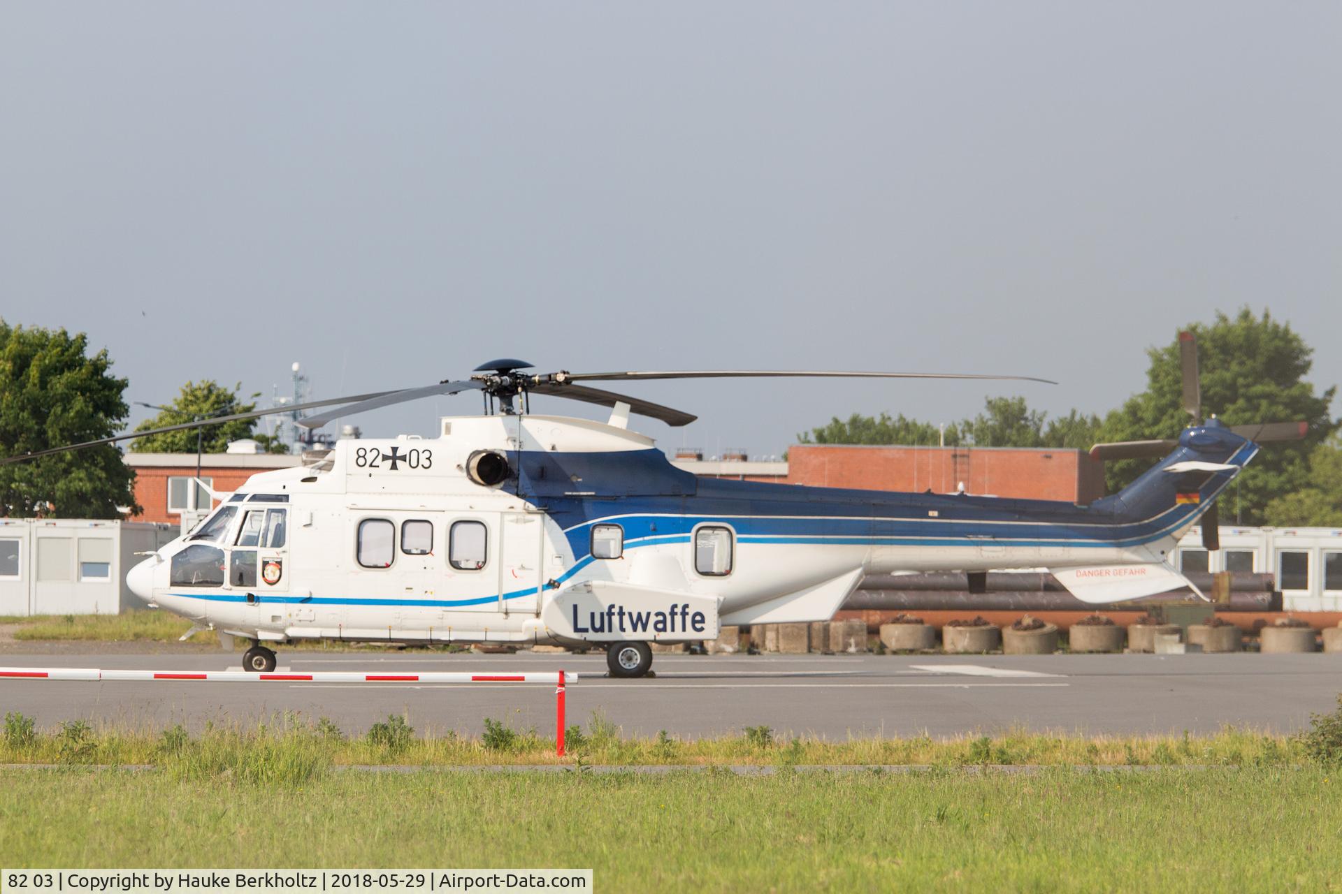 82 03, Eurocopter AS-532U2 Cougar C/N 2460, Eckernförde