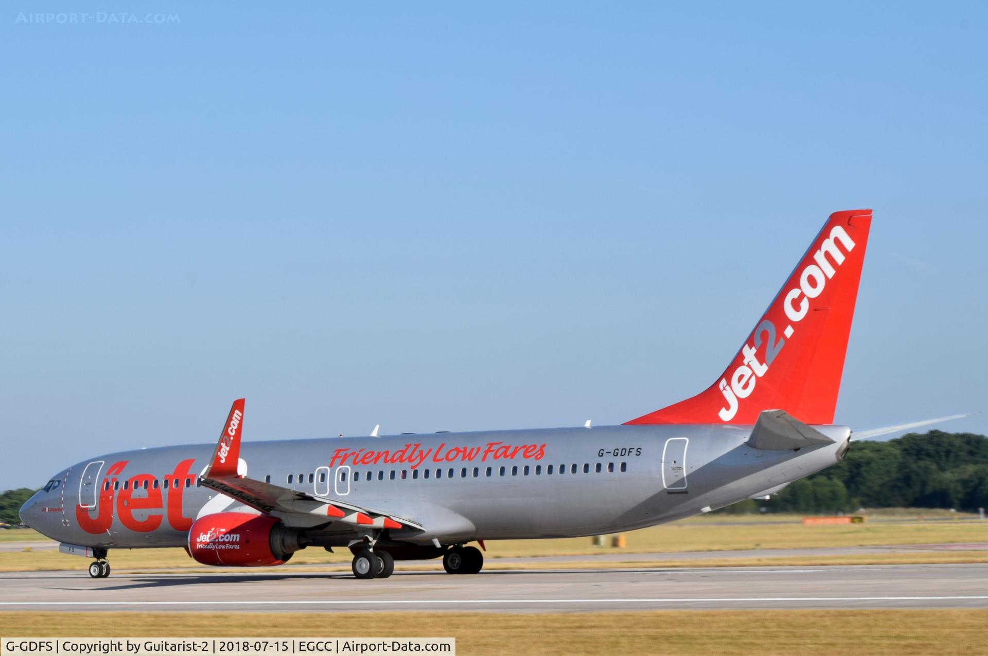 G-GDFS, 2001 Boeing 737-86N C/N 32243, At Manchester