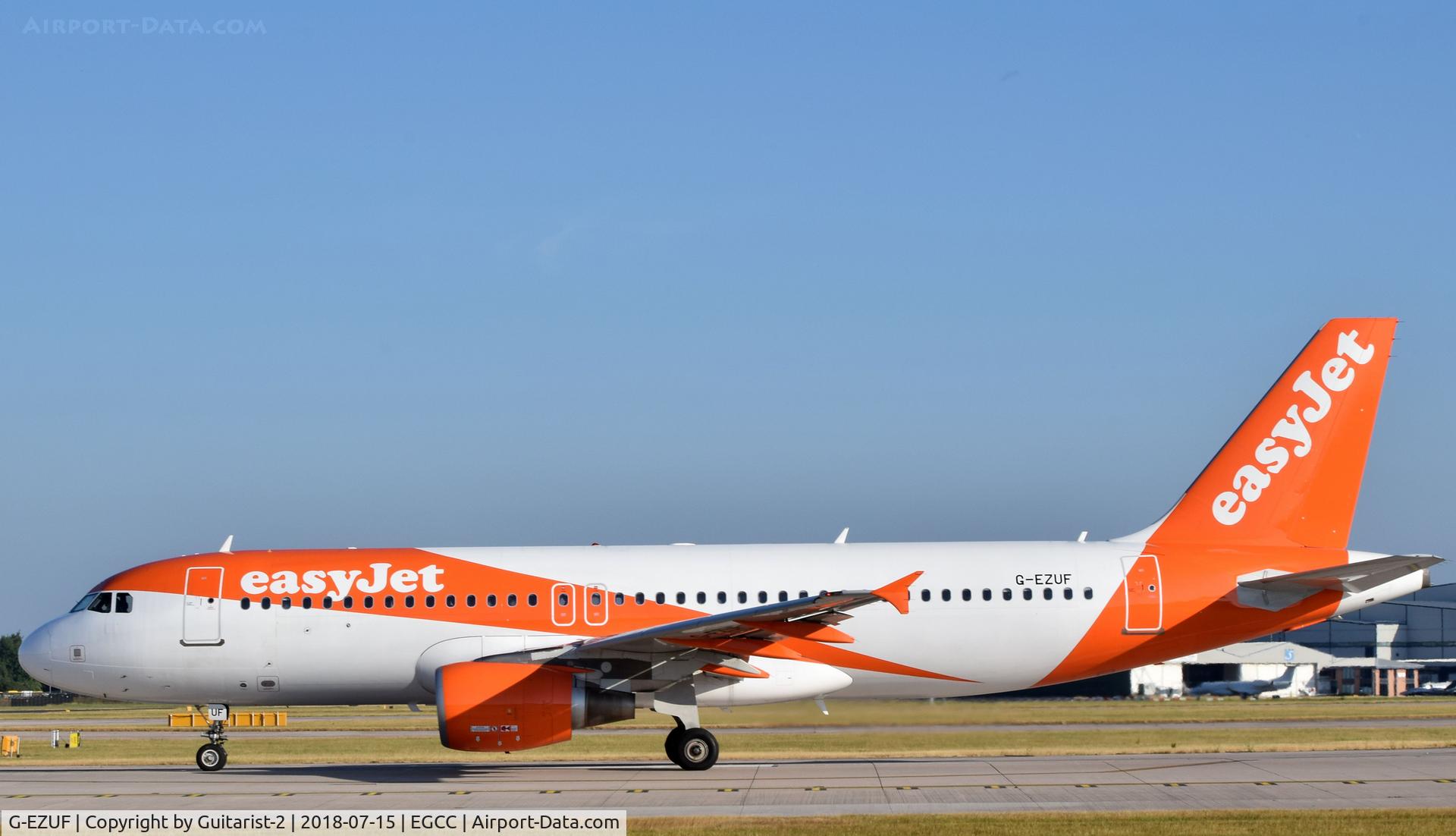 G-EZUF, 2011 Airbus A320-214 C/N 4676, At Manchester