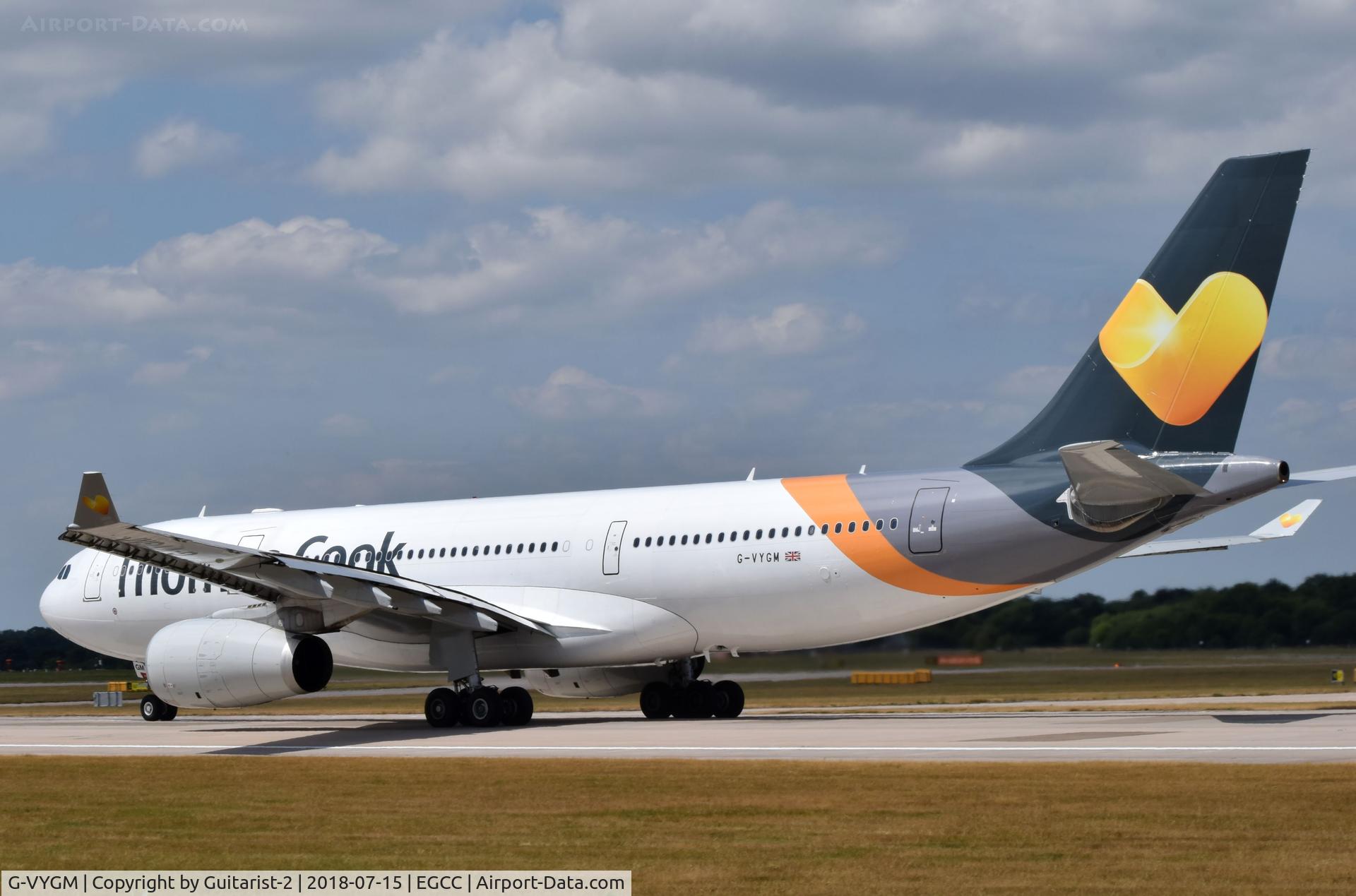 G-VYGM, 2015 Airbus A330-243 C/N 1601, At Manchester