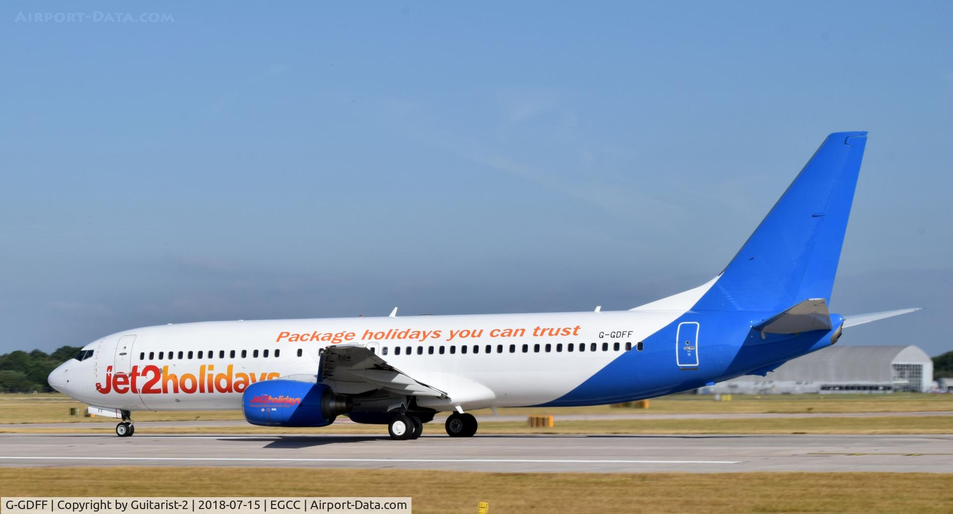 G-GDFF, 1999 Boeing 737-85P C/N 28385, At Manchester