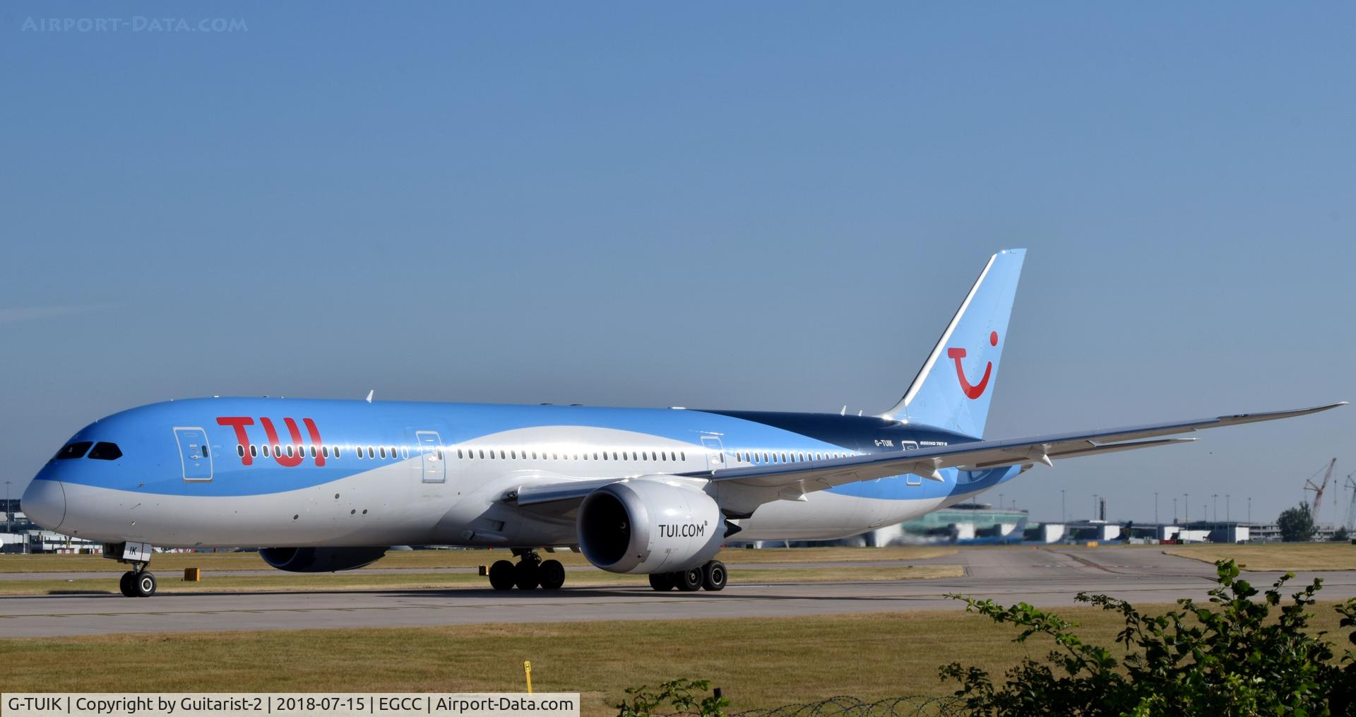G-TUIK, 2017 Boeing 787-9 Dreamliner C/N 44579, At Manchester