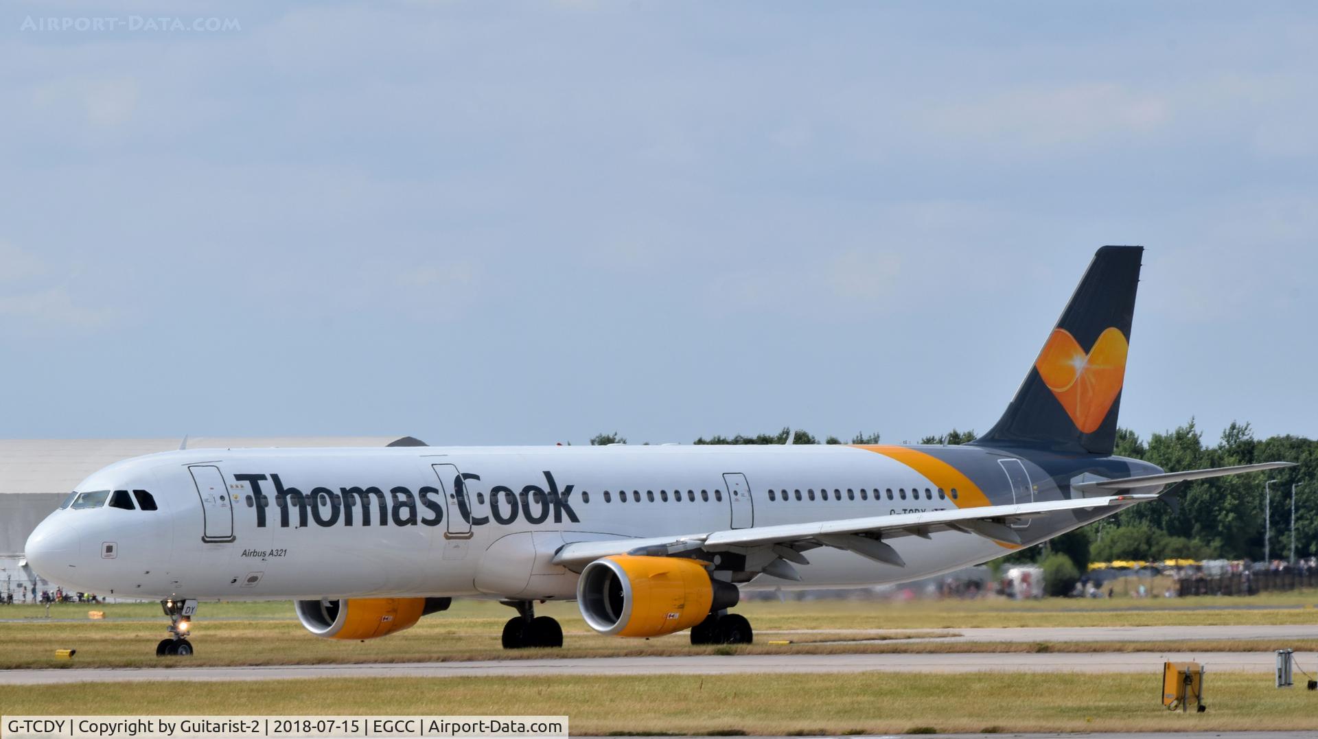 G-TCDY, 2002 Airbus A321-213 C/N 1881, At Manchester
