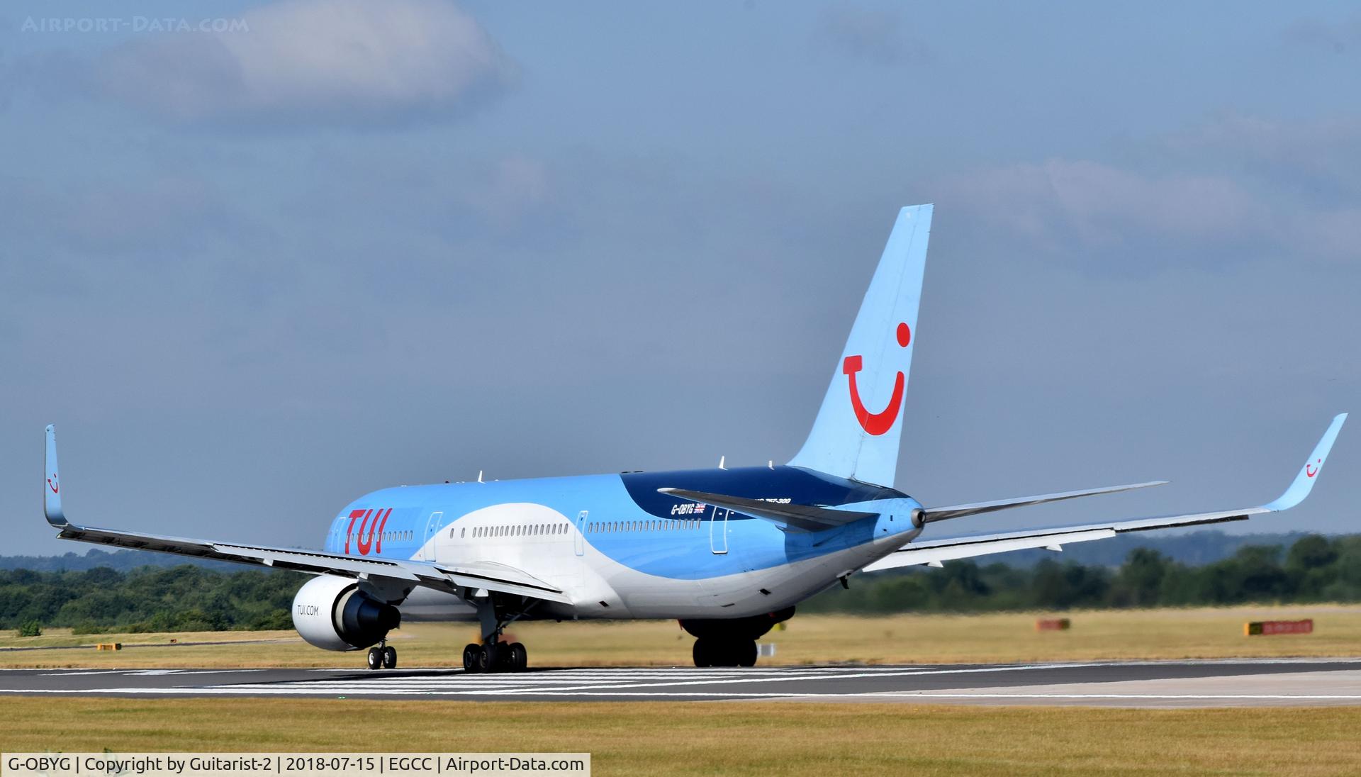 G-OBYG, 1999 Boeing 767-304 C/N 29137, At Manchester