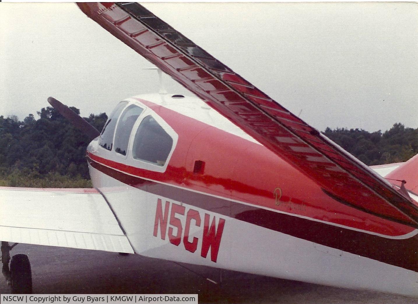 N5CW, 1951 Beech C35 Bonanza C/N D-2792, C35 Bonanza owned by Ed Byars in 1974