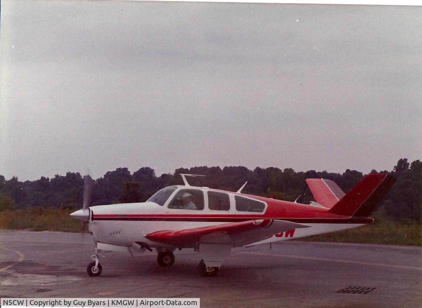 N5CW, 1951 Beech C35 Bonanza C/N D-2792, C35 Bonanza owned by Ed Byars in 1974