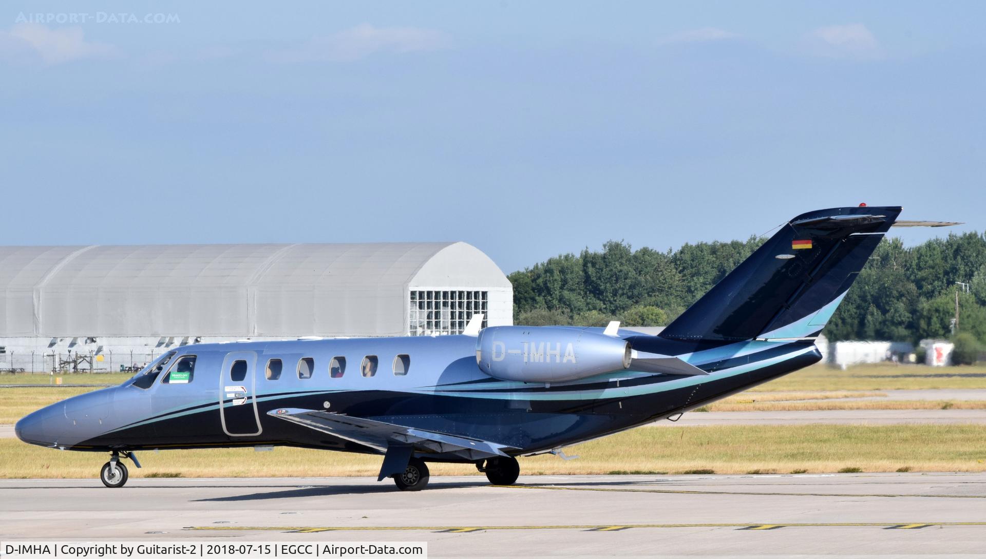 D-IMHA, 2006 Cessna 525A Citation CJ2+ C/N 525A-0322, At Manchester