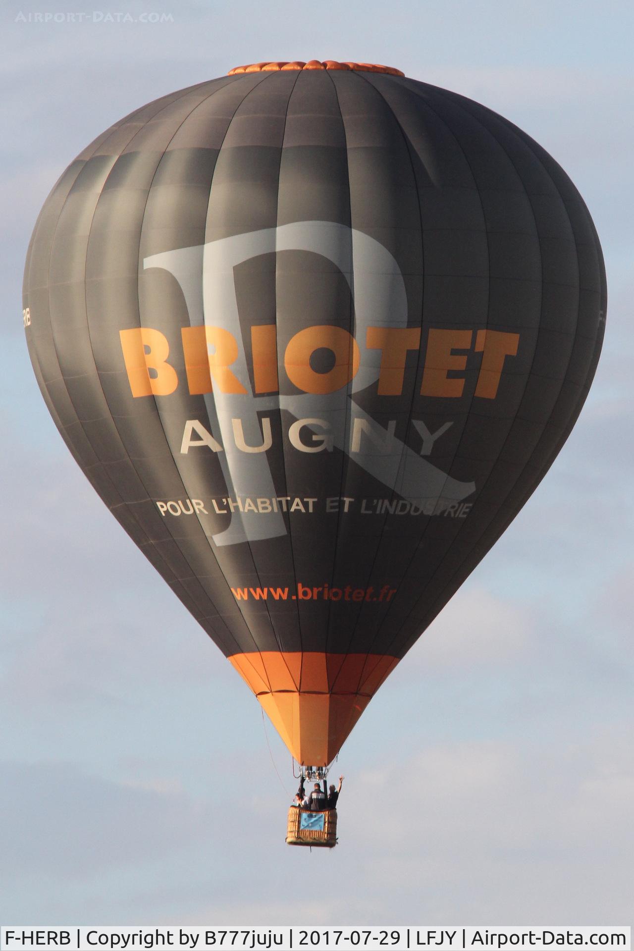 F-HERB, Cameron Balloons Z-105 C/N 11236, at Chambley