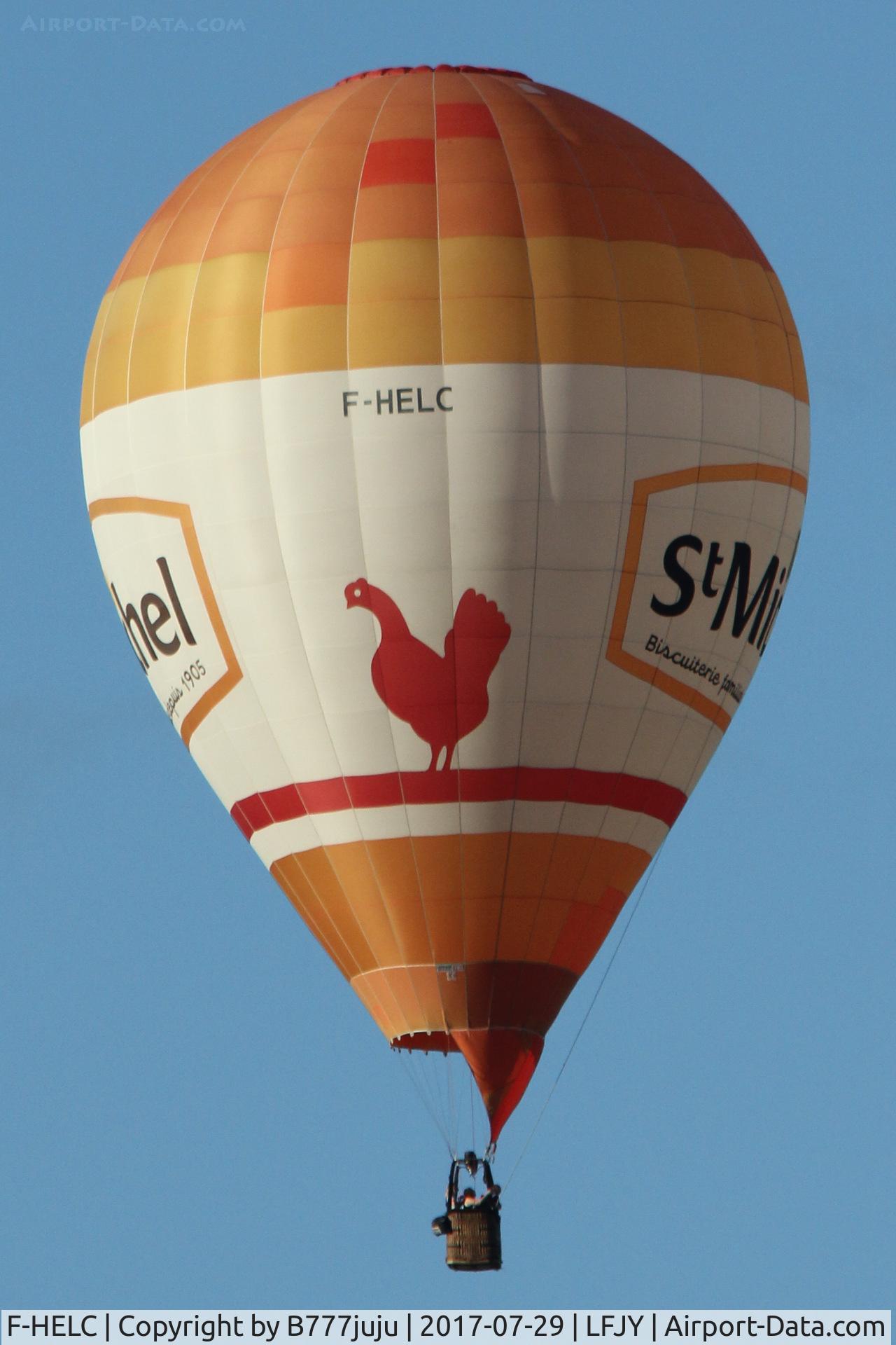 F-HELC, Cameron Balloons TR-77 C/N 11538, at Chambley