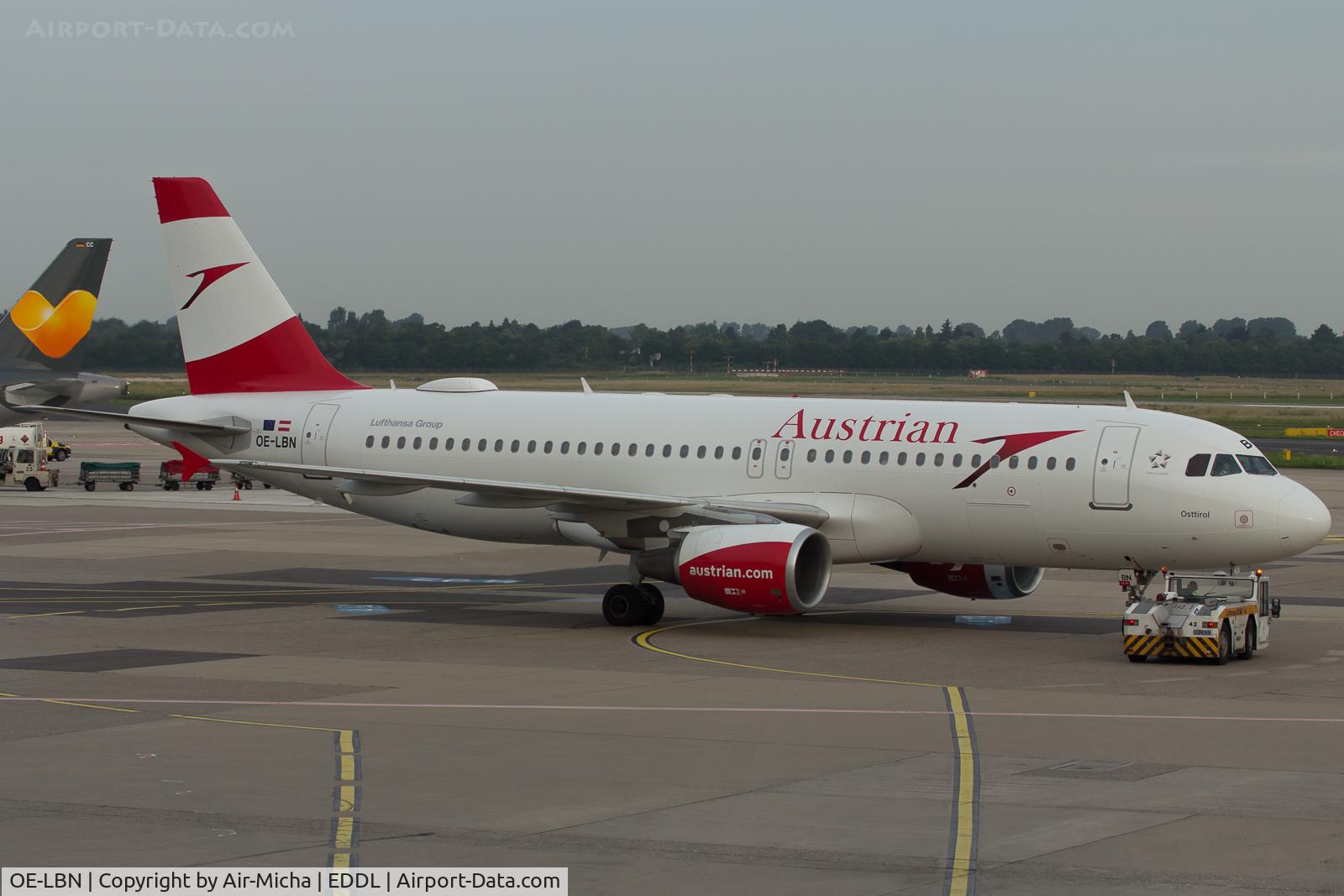 OE-LBN, 1997 Airbus A320-214 C/N 768, Austrian Airlines
