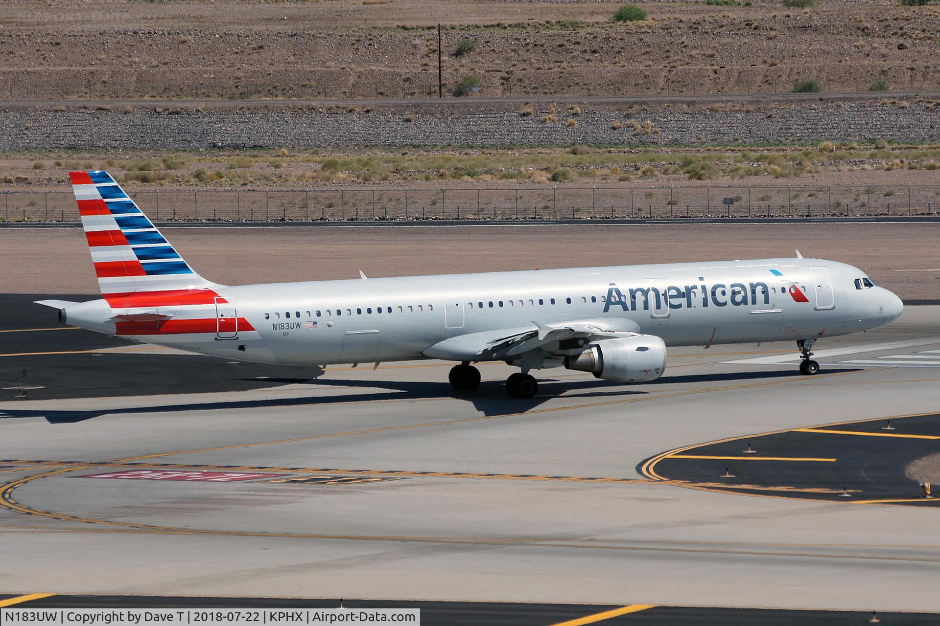 N183UW, 2001 Airbus A321-211 C/N 1539, No  comment.
