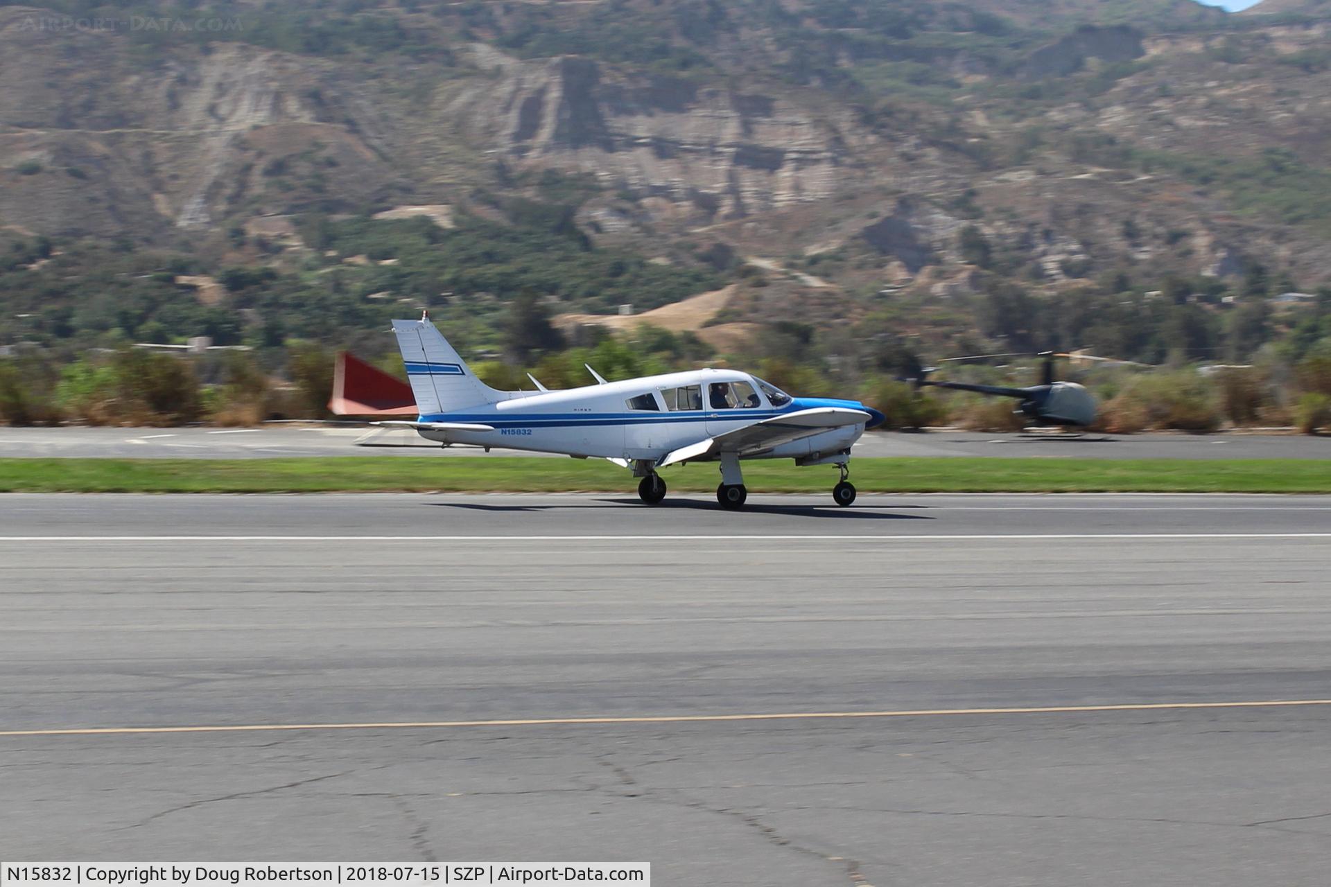 N15832, 1972 Piper PA-28R-200 Arrow IV C/N 28R-7335093, 1972 Piper PA-28R-200 ARROW IV, Lycoming IO-360-C1C 200 Hp, landing roll Rwy 22