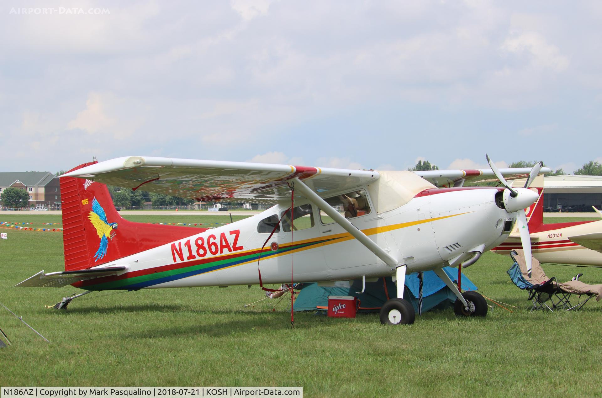 N186AZ, 1976 Cessna A185F Skywagon 185 C/N 18503192, Cessna A185F
