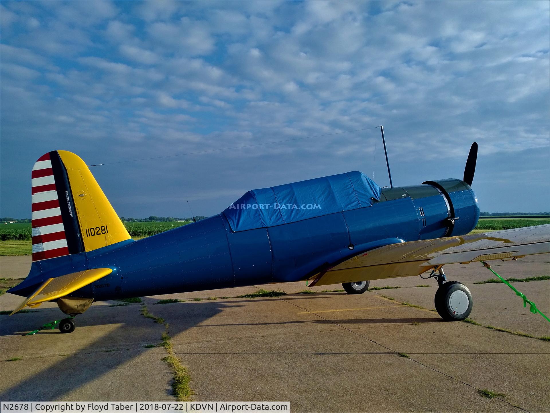 N2678, Consolidated Vultee BT-15 C/N 2678, At the GA Ramp