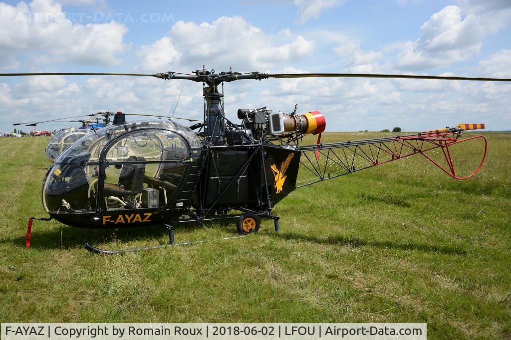 F-AYAZ, Sud Aviation SE-313B Alouette II C/N 1442, Parked