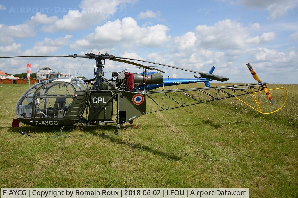 F-AYCG, Aerospatiale SE-313B Alouette II C/N 1506, Parked