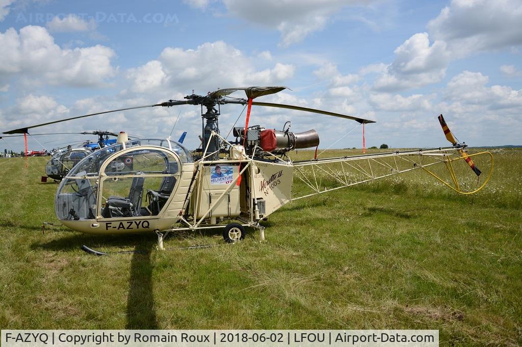 F-AZYQ, 1956 Sud SE-313B Alouette II C/N 1003, Parked