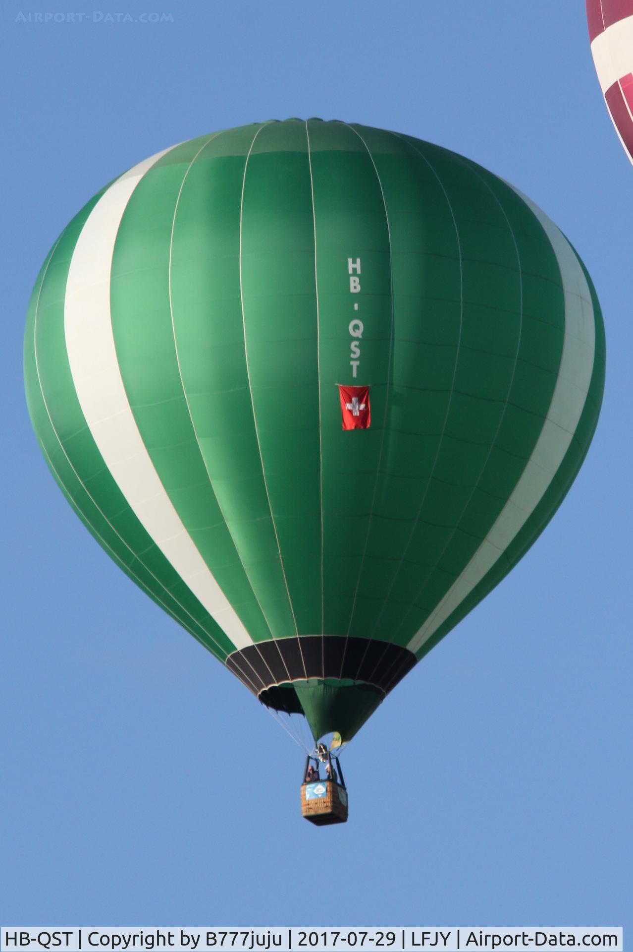 HB-QST, Schroeder Fire Balloons G30/24 C/N 1176, at Chambley