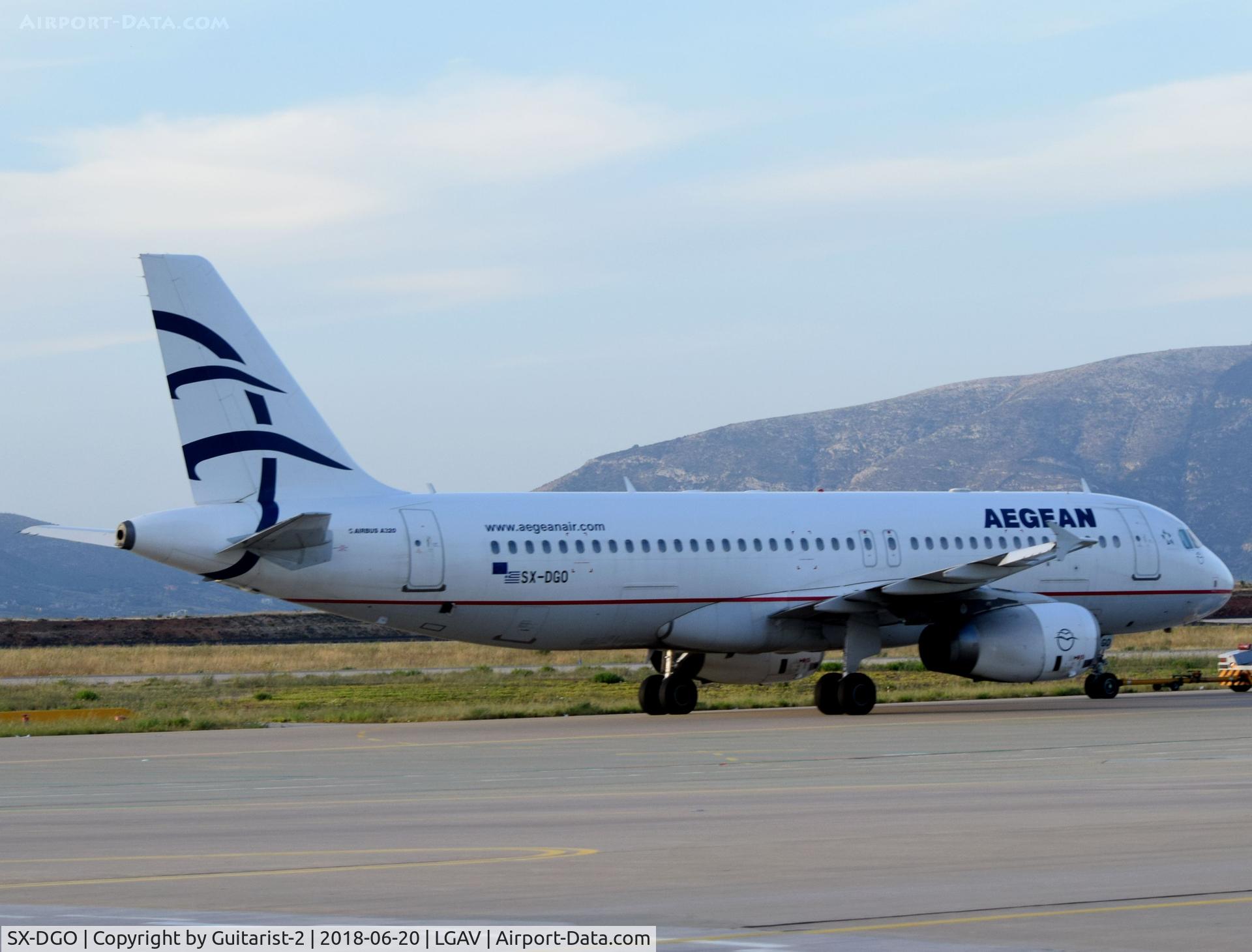 SX-DGO, 2008 Airbus A320-232 C/N 3519, At Athens