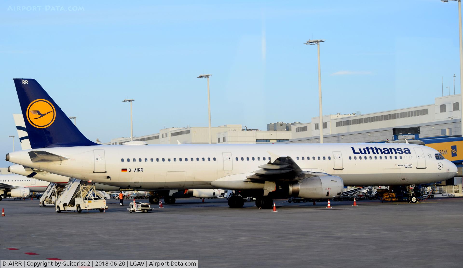 D-AIRR, 1995 Airbus A321-131 C/N 0567, At Athens