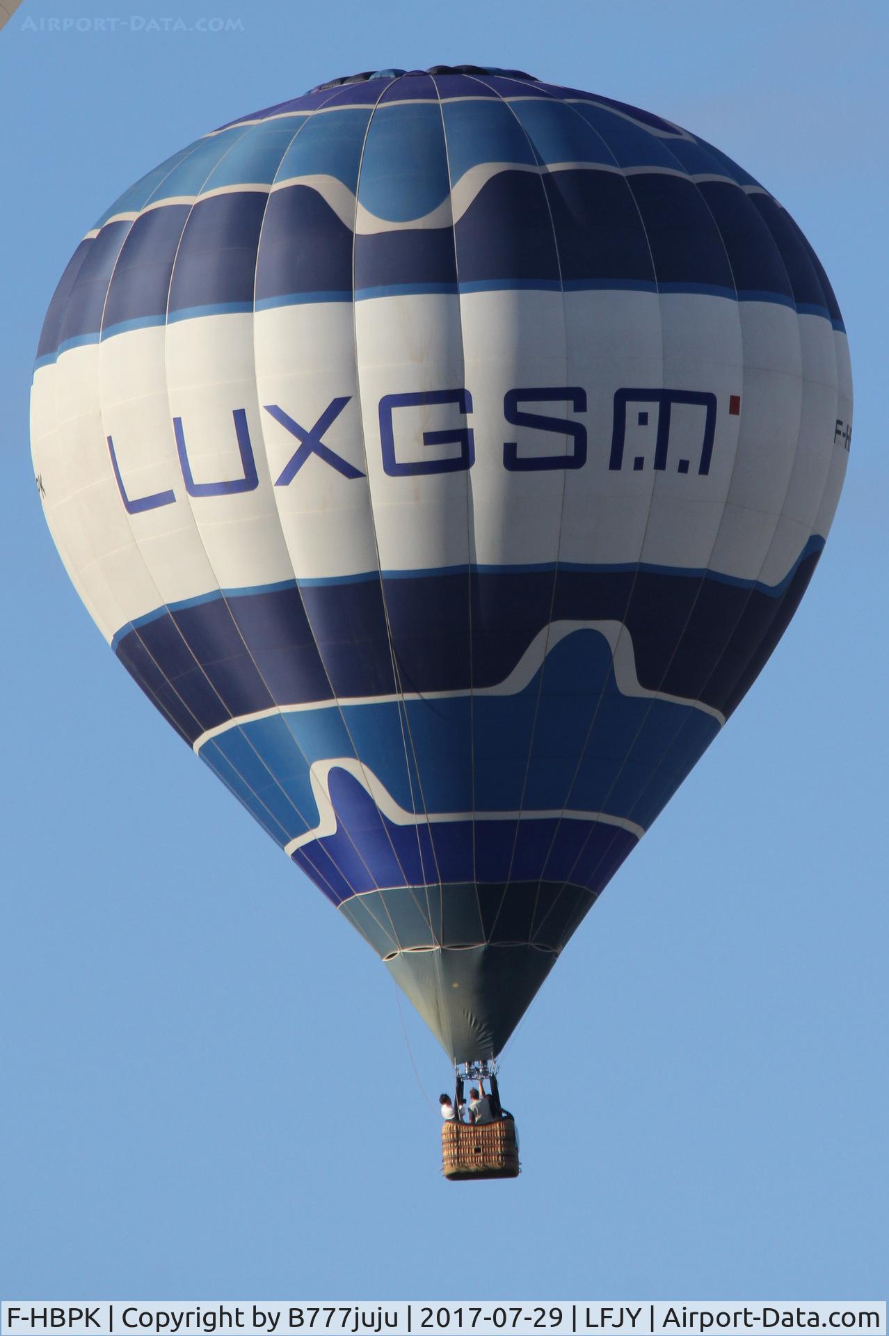 F-HBPK, Cameron Balloons Z-90 C/N 10661, at Chambley