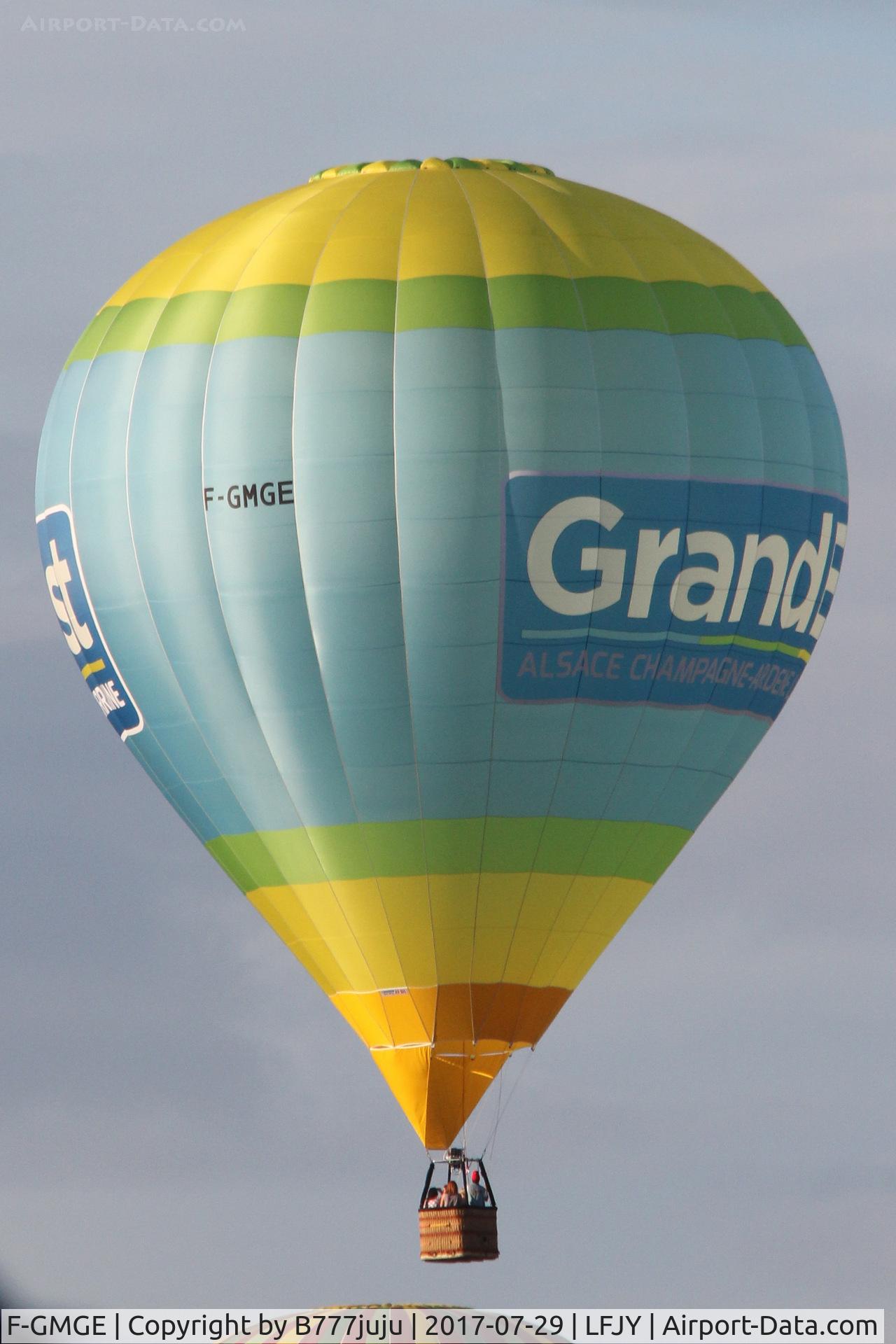 F-GMGE, 2017 Cameron Balloons Z-105 C/N 12104, at Chambley