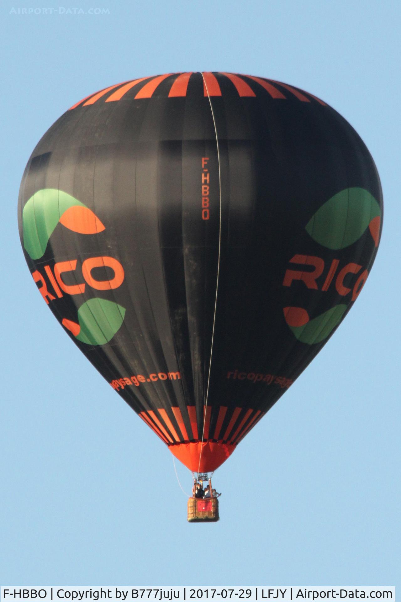 F-HBBO, Llopis Balloons MA 30 C/N 241, at Chambley