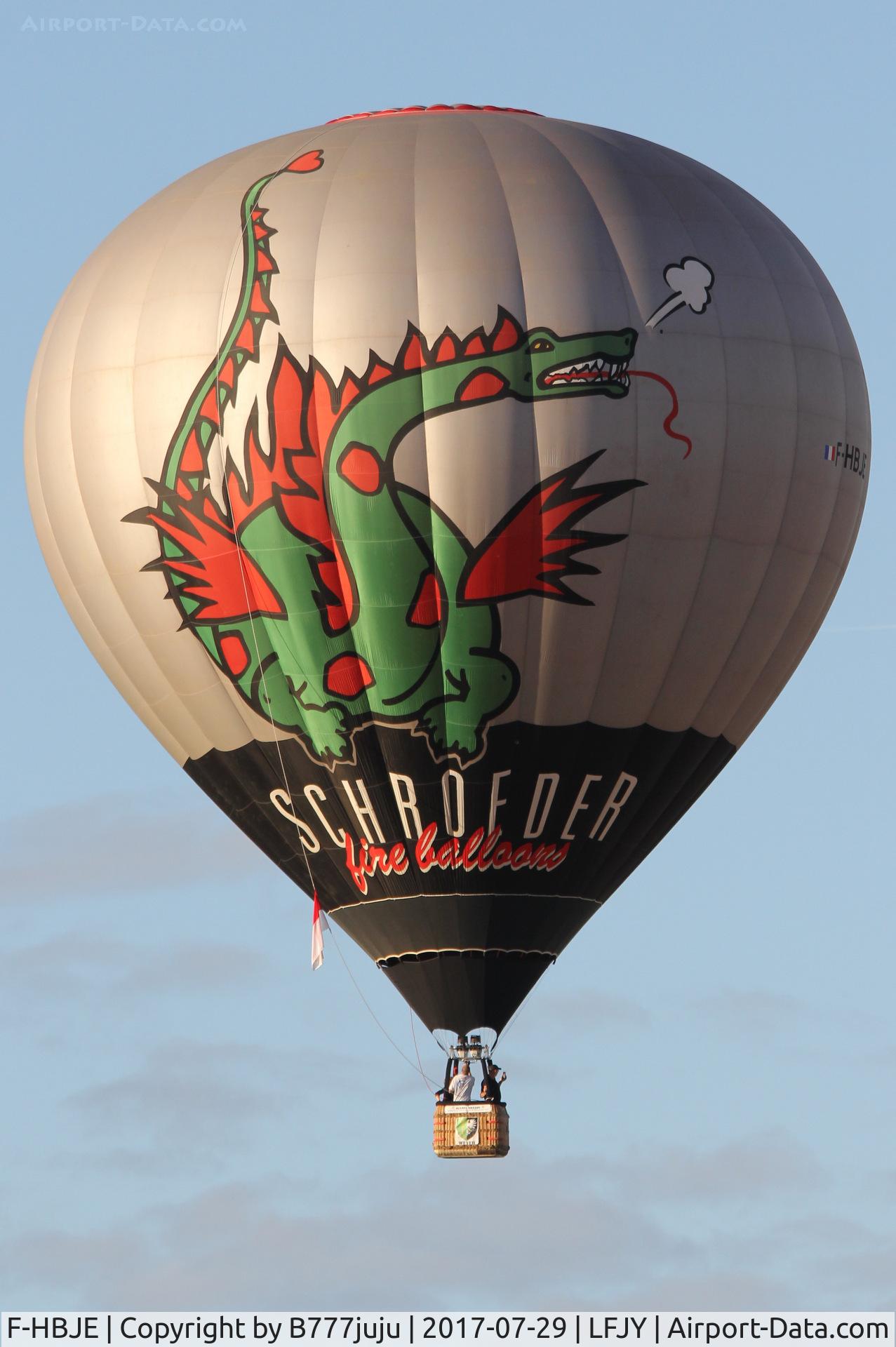F-HBJE, Schroeder Fire Balloons G26/24 C/N 1177, at Chambley