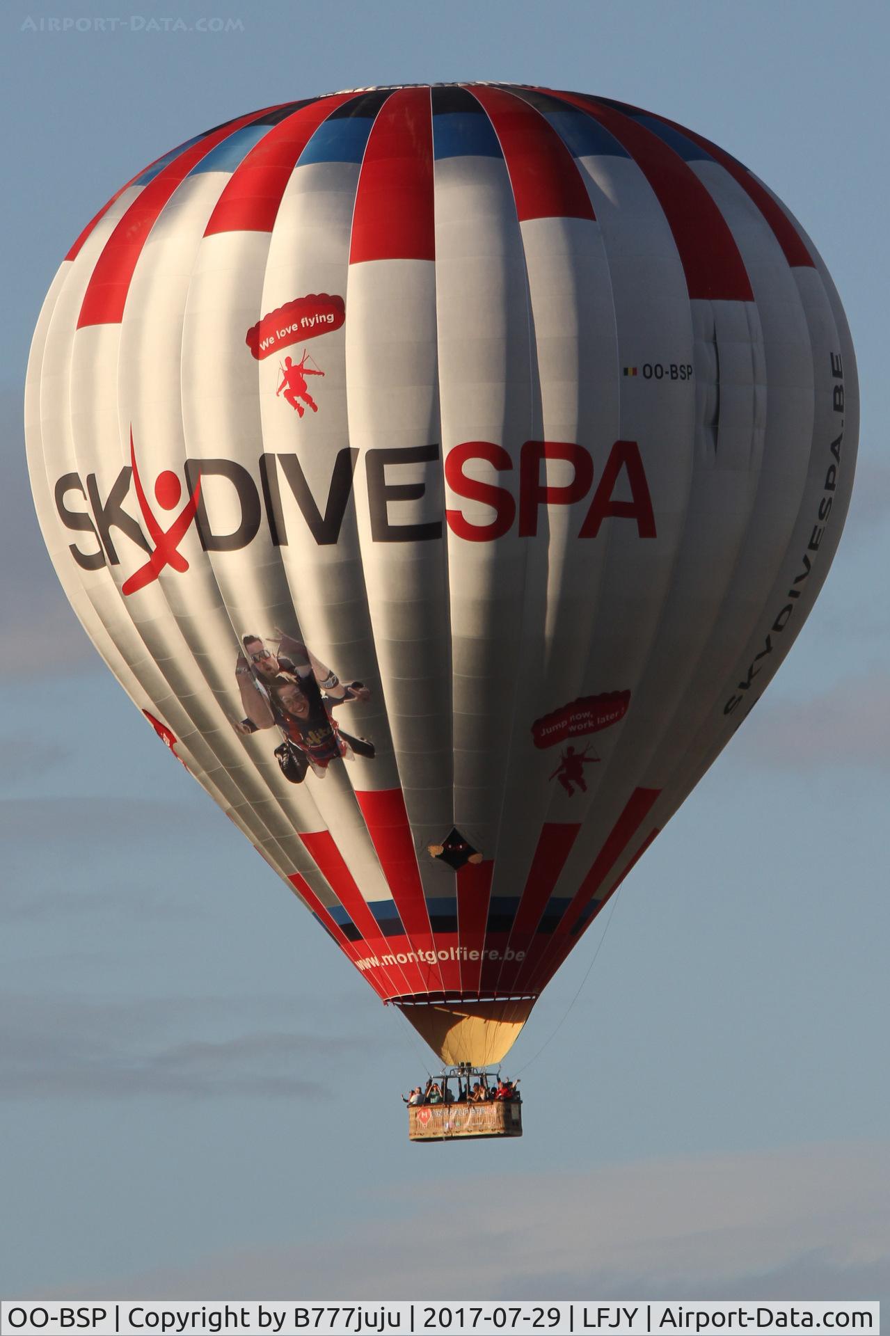 OO-BSP, 2017 Ultra Magic N-355 C/N 355/36, at Chambley