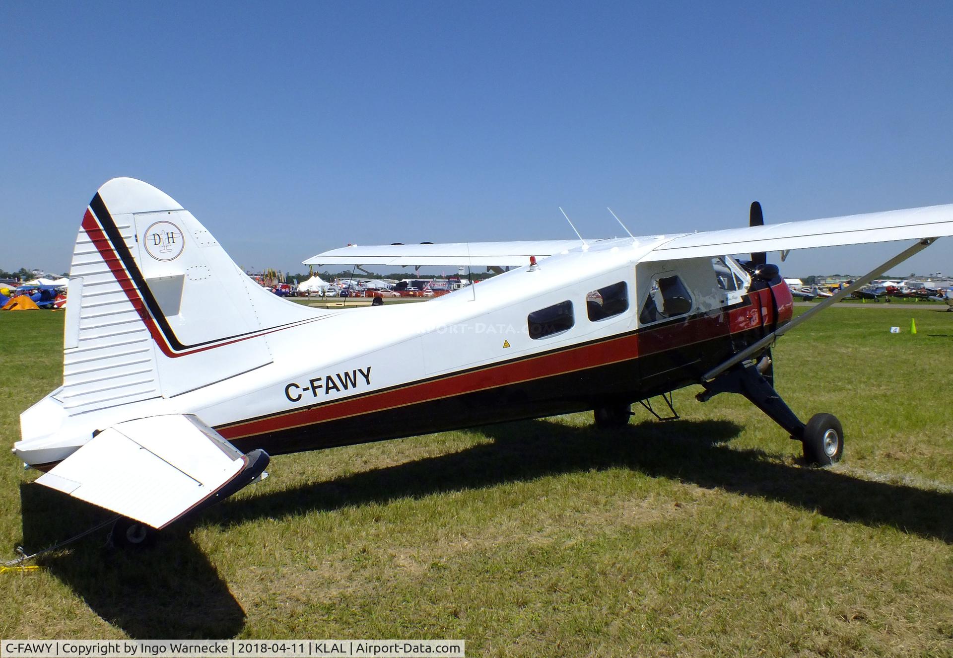 C-FAWY, 1961 De Havilland Canada DHC-2 Beaver AL.1 C/N 1458, De Havilland Canada DHC-2 Beaver Mk1 at 2018 Sun 'n Fun, Lakeland FL