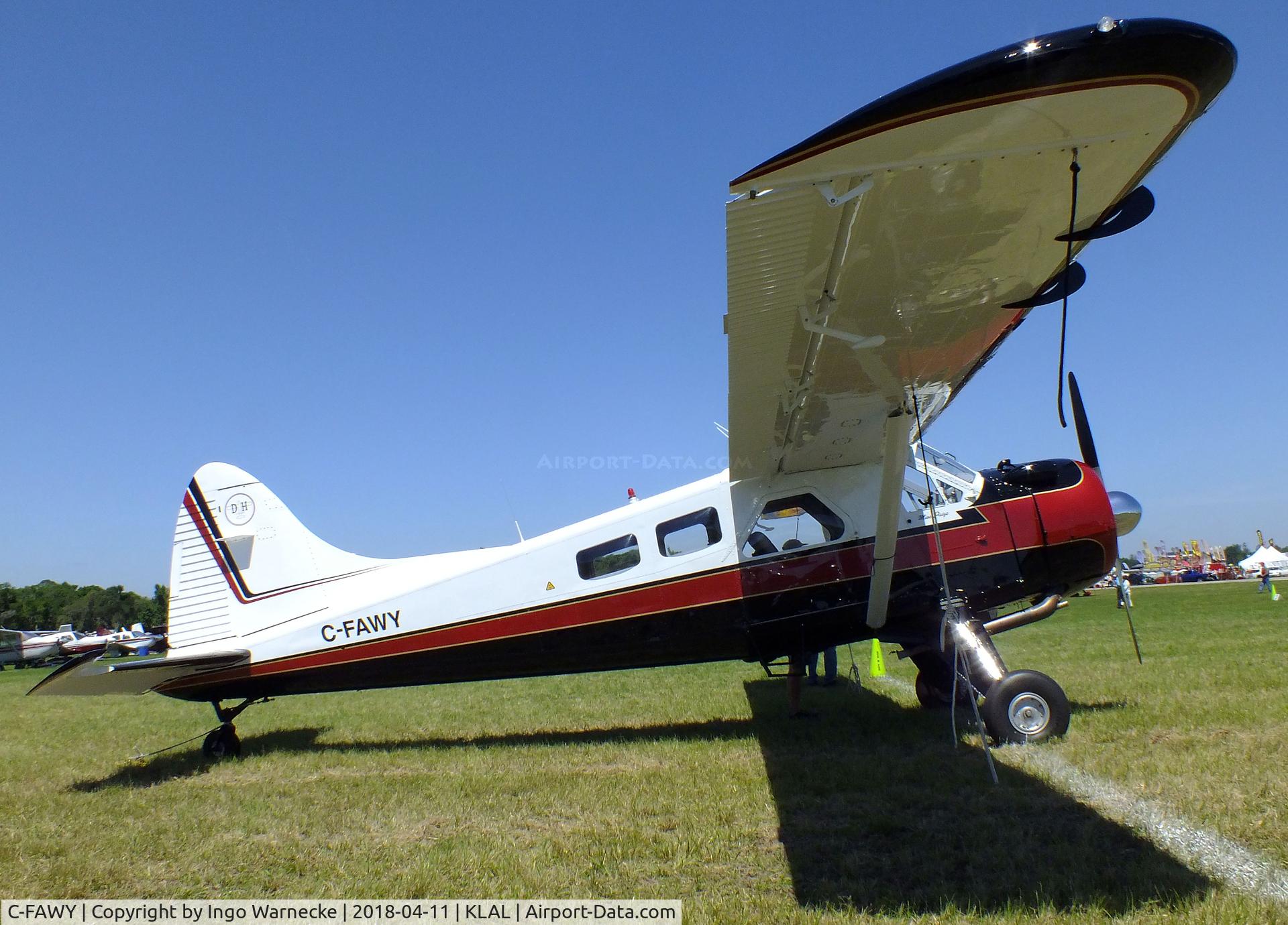 C-FAWY, 1961 De Havilland Canada DHC-2 Beaver AL.1 C/N 1458, De Havilland Canada DHC-2 Beaver Mk1 at 2018 Sun 'n Fun, Lakeland FL