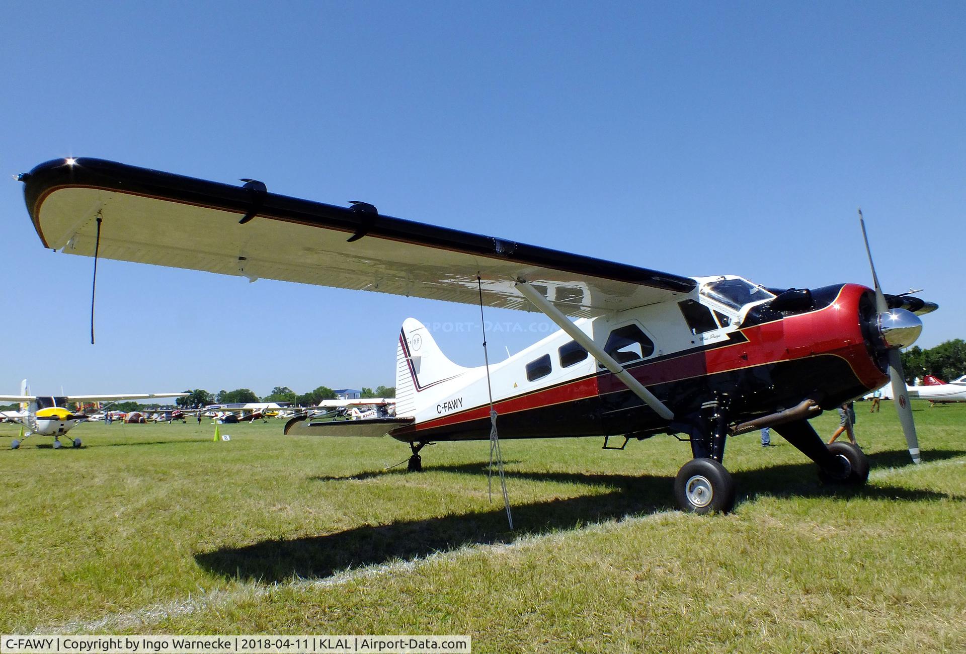 C-FAWY, 1961 De Havilland Canada DHC-2 Beaver AL.1 C/N 1458, De Havilland Canada DHC-2 Beaver Mk1 at 2018 Sun 'n Fun, Lakeland FL