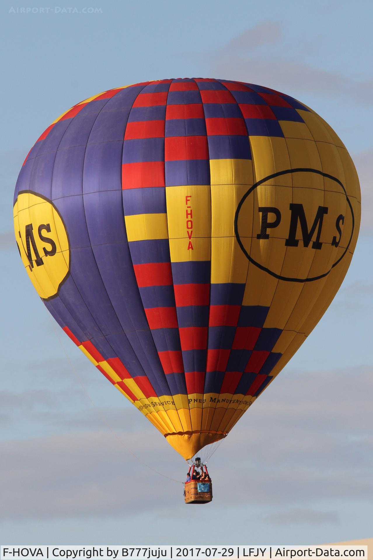 F-HOVA, Llopis Balloons MA 40 C/N 218, at Chambley