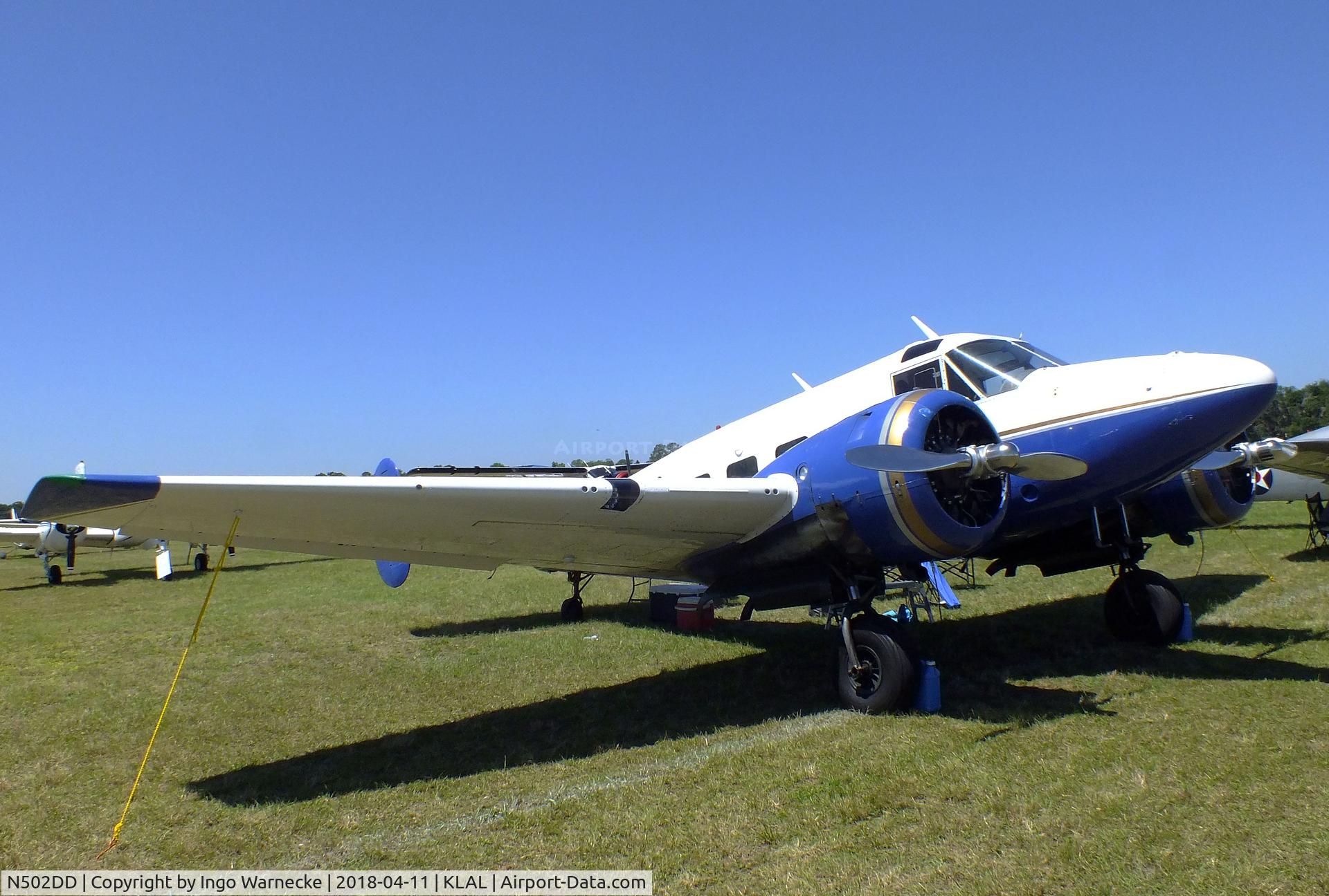 N502DD, 1960 Beech G18S C/N BA-542, Beechcraft G18S Twin Beech at 2018 Sun 'n Fun, Lakeland FL