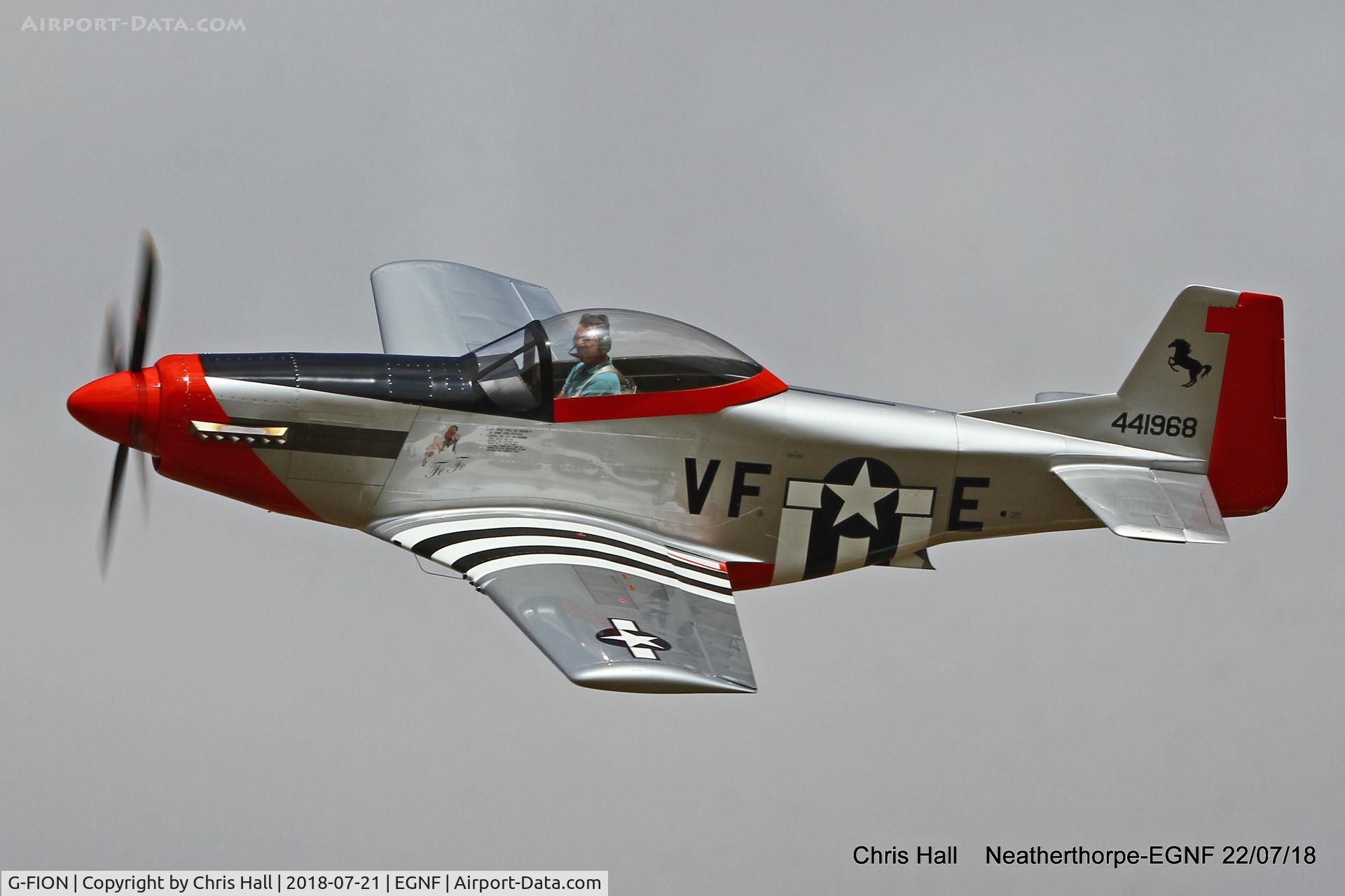 G-FION, 2016 Titan T-51 Mustang C/N LAA 355-15164, at Netherthorpe