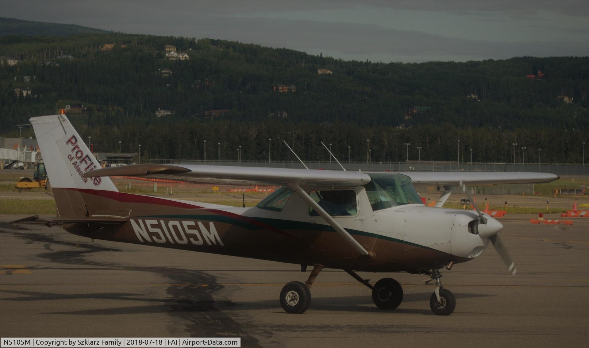 N5105M, 1980 Cessna 152 C/N 15284499, Flight Training in Alaska