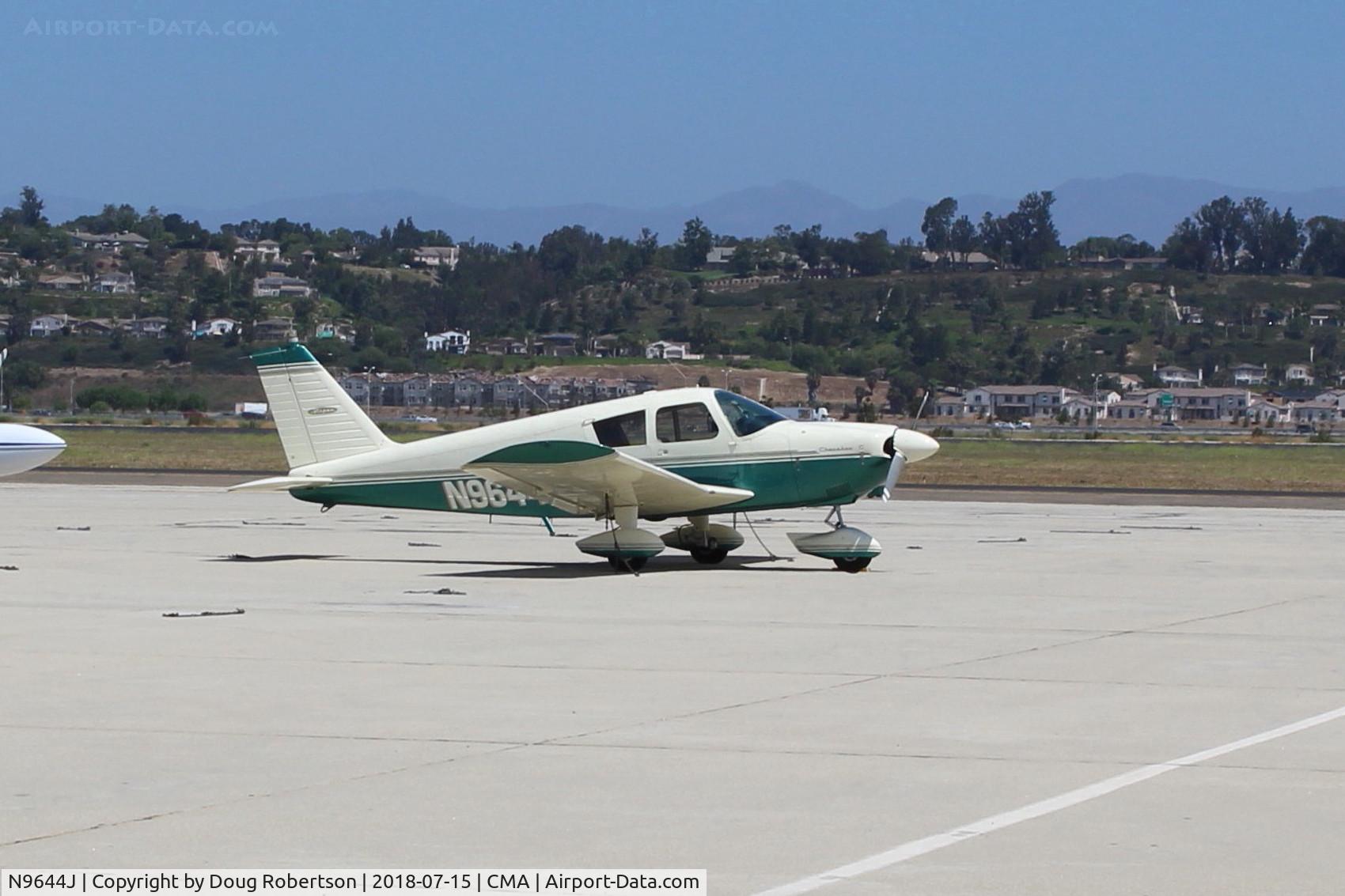 N9644J, 1966 Piper PA-28-180 Cherokee C/N 28-3808, 1966 Piper PA-28-180 CHEROKEE, Lycoming O&VO-360 180 Hp