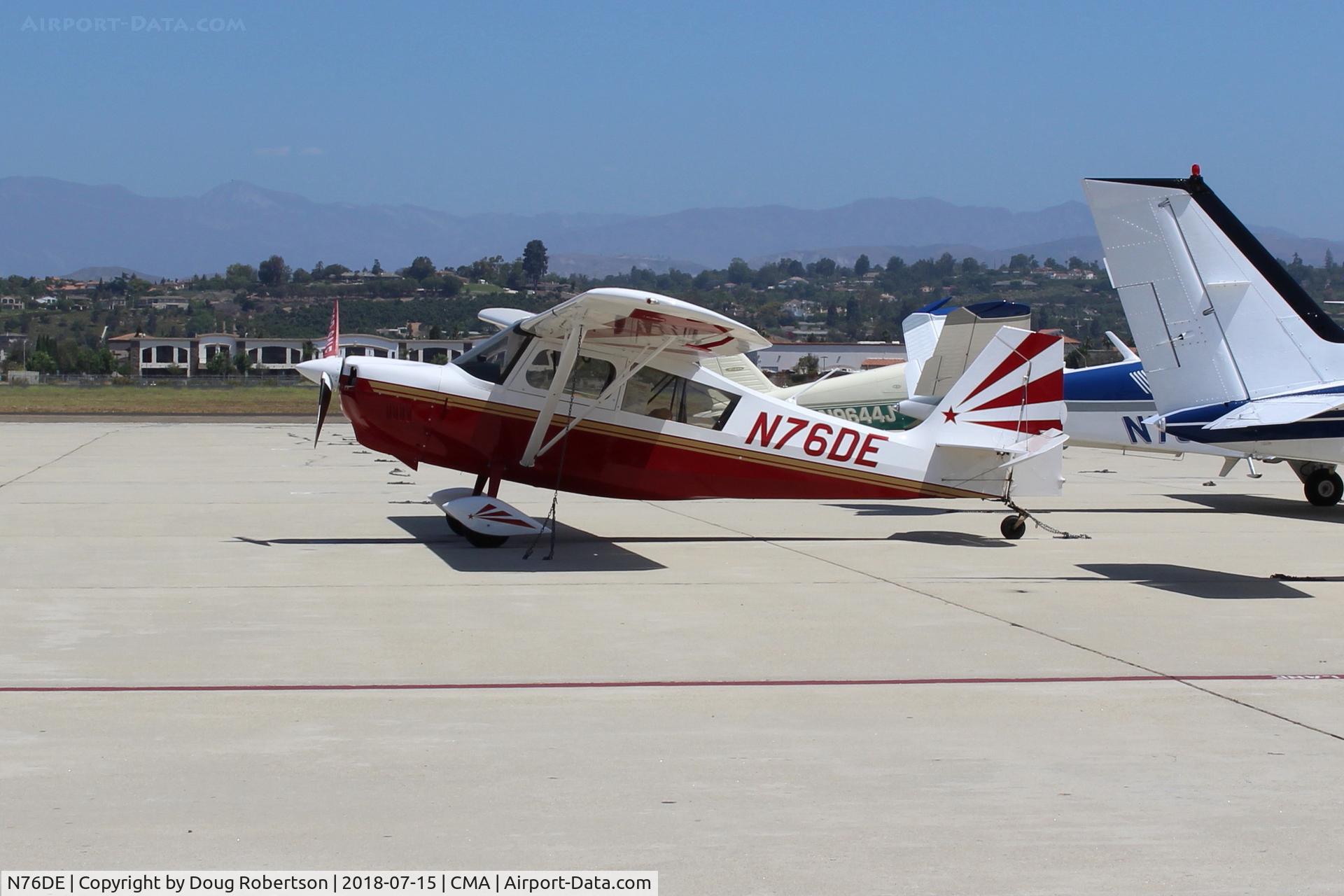 N76DE, 2007 American Champion 7GCAA Adventure Citabria C/N 513-2007, 2007 American Champion 7GCAA ADVENTURE, Lycoming O-320-B2B 160 Hp. NOTE-This aircraft is NOT a CITABRIA.