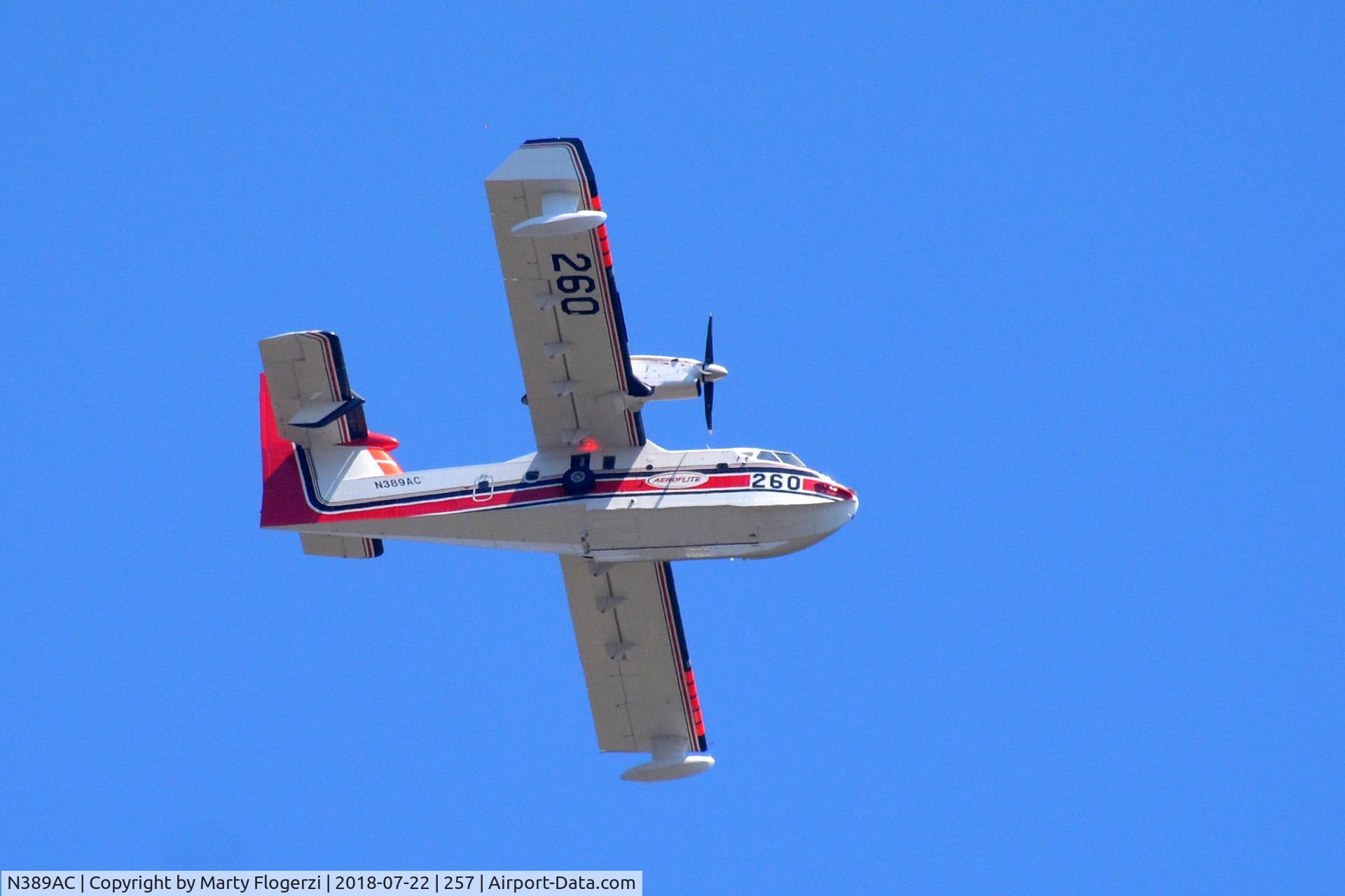 N389AC, 2013 Bombardier CL-415 (CL-215-6B11) C/N 2089, Taken during the Crater Lake Stampede Rodeo, adjacent to the Airport in Chiloquin, Oregon. 22 May 2018