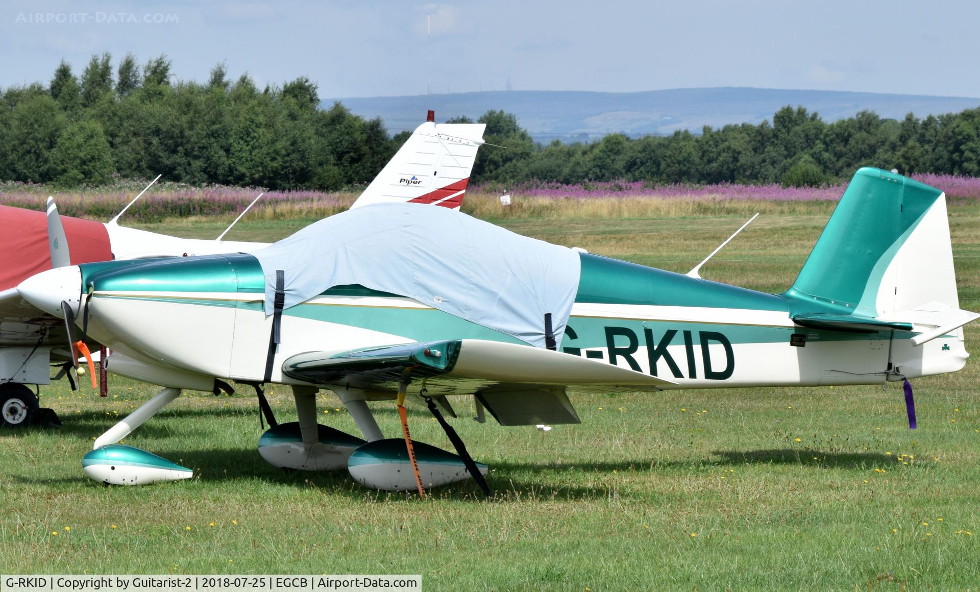G-RKID, 2001 Vans RV-6A C/N 22586, At City Airport Manchester